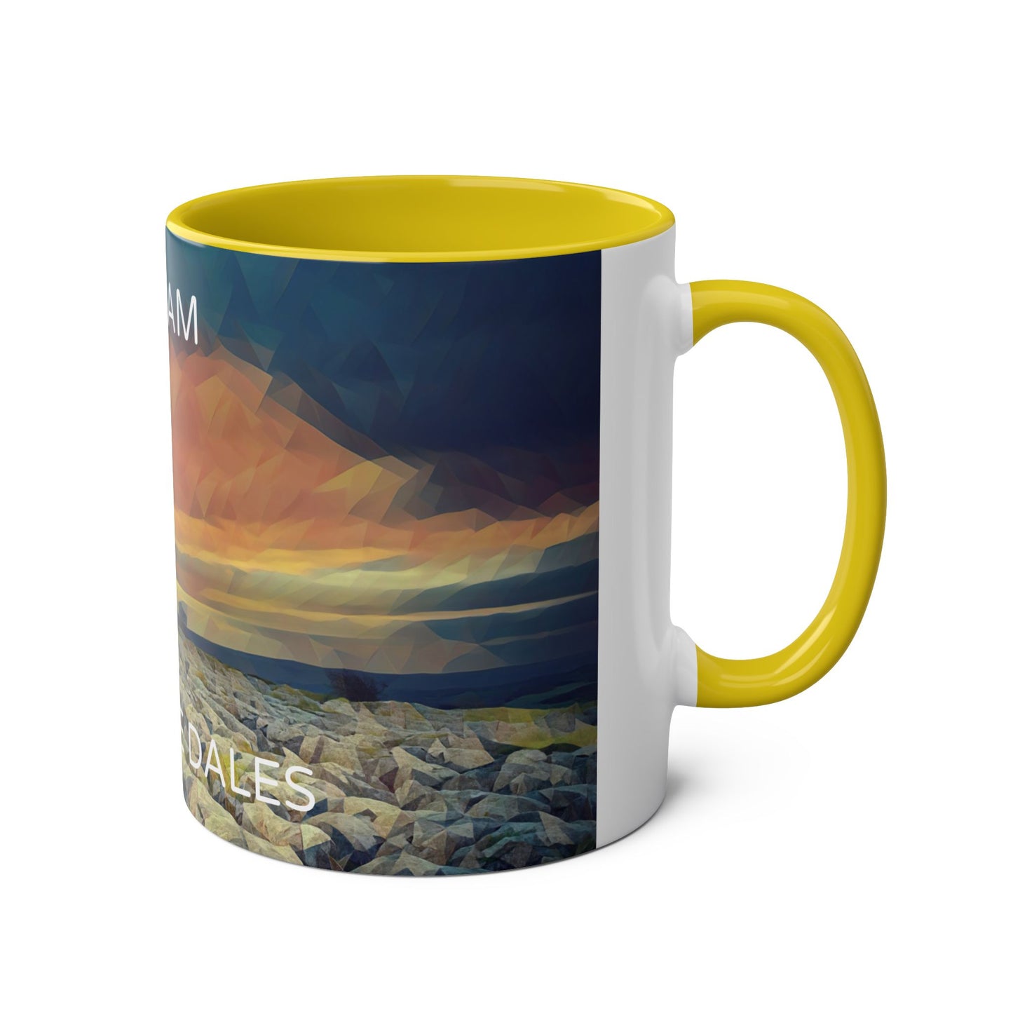 Malham - Yorkshire Dales Two-Tone Coffee Mugs, 11oz