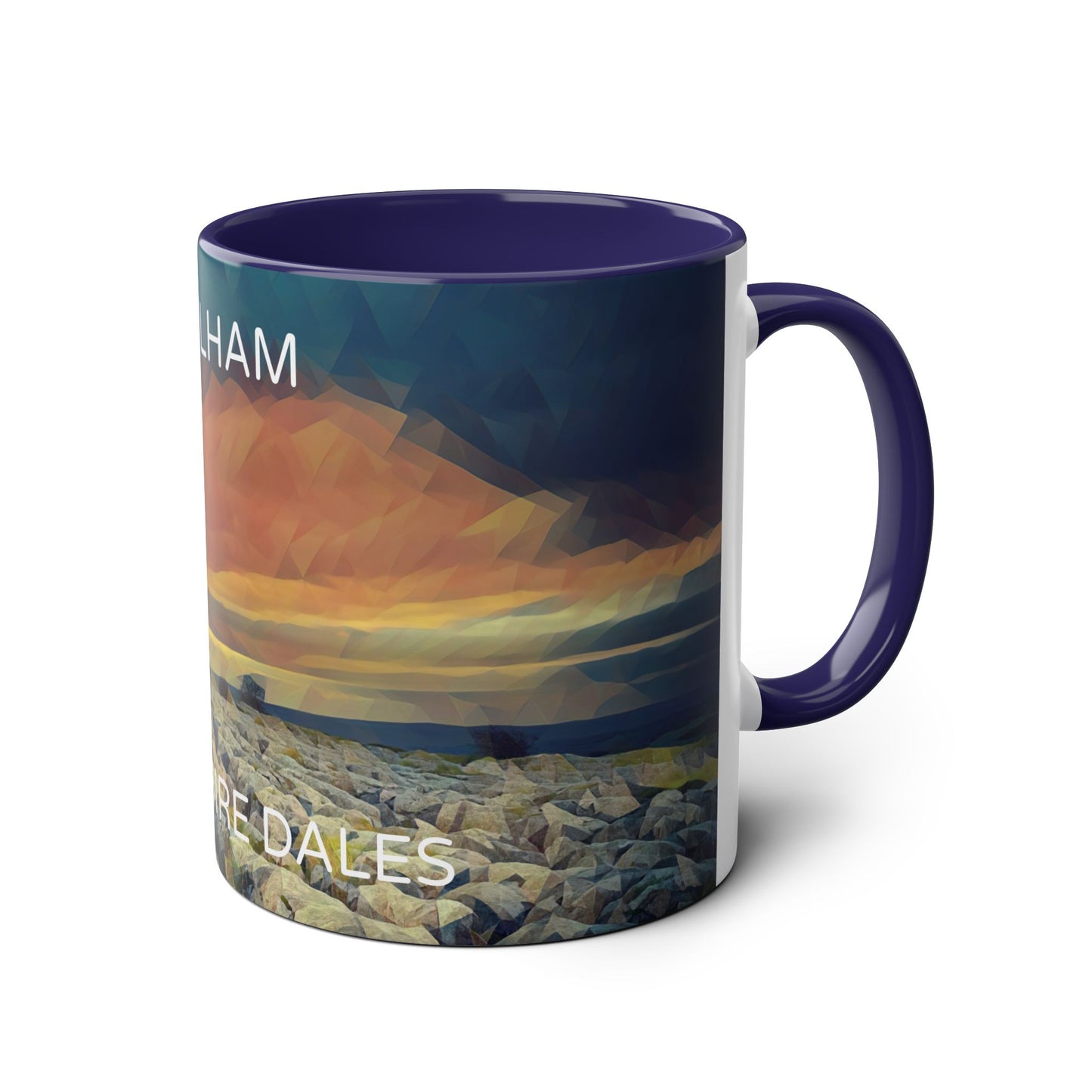 Malham - Yorkshire Dales Two-Tone Coffee Mugs, 11oz