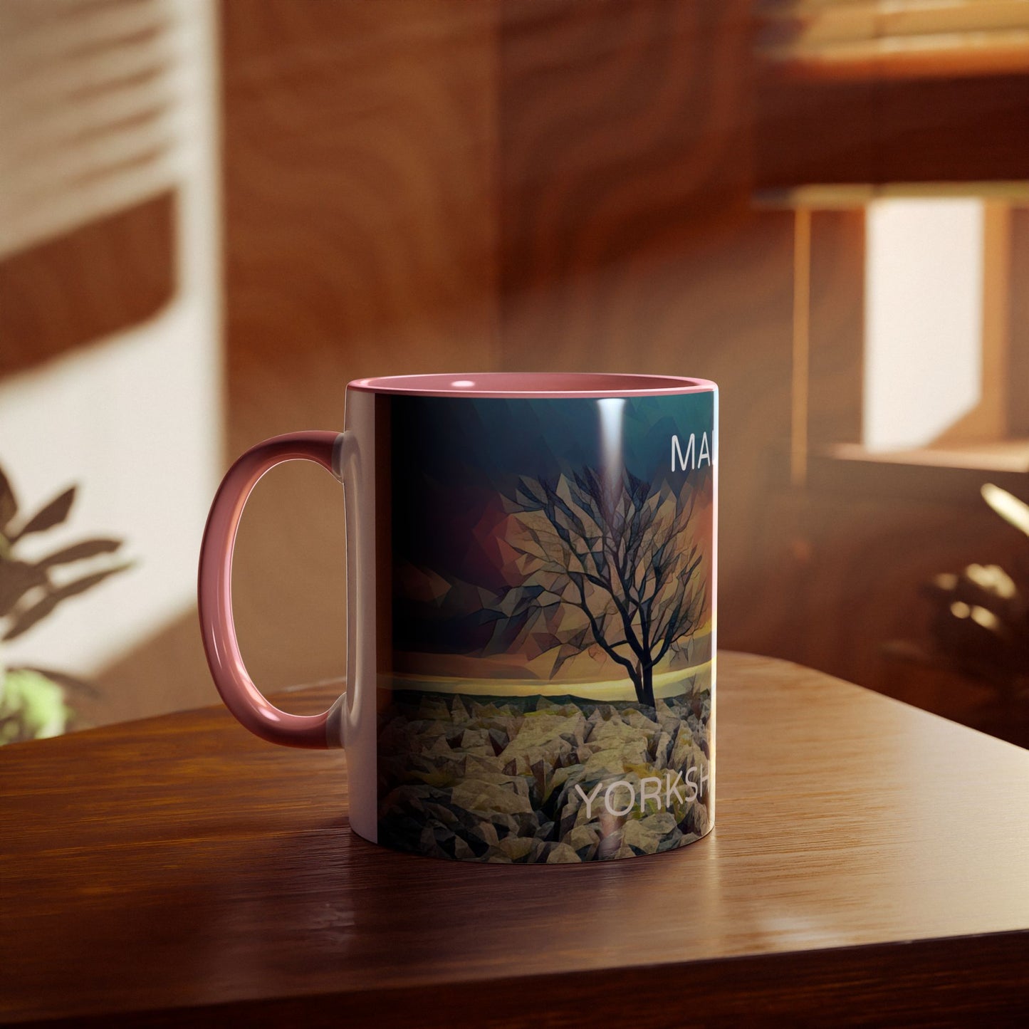 Malham - Yorkshire Dales Two-Tone Coffee Mugs, 11oz