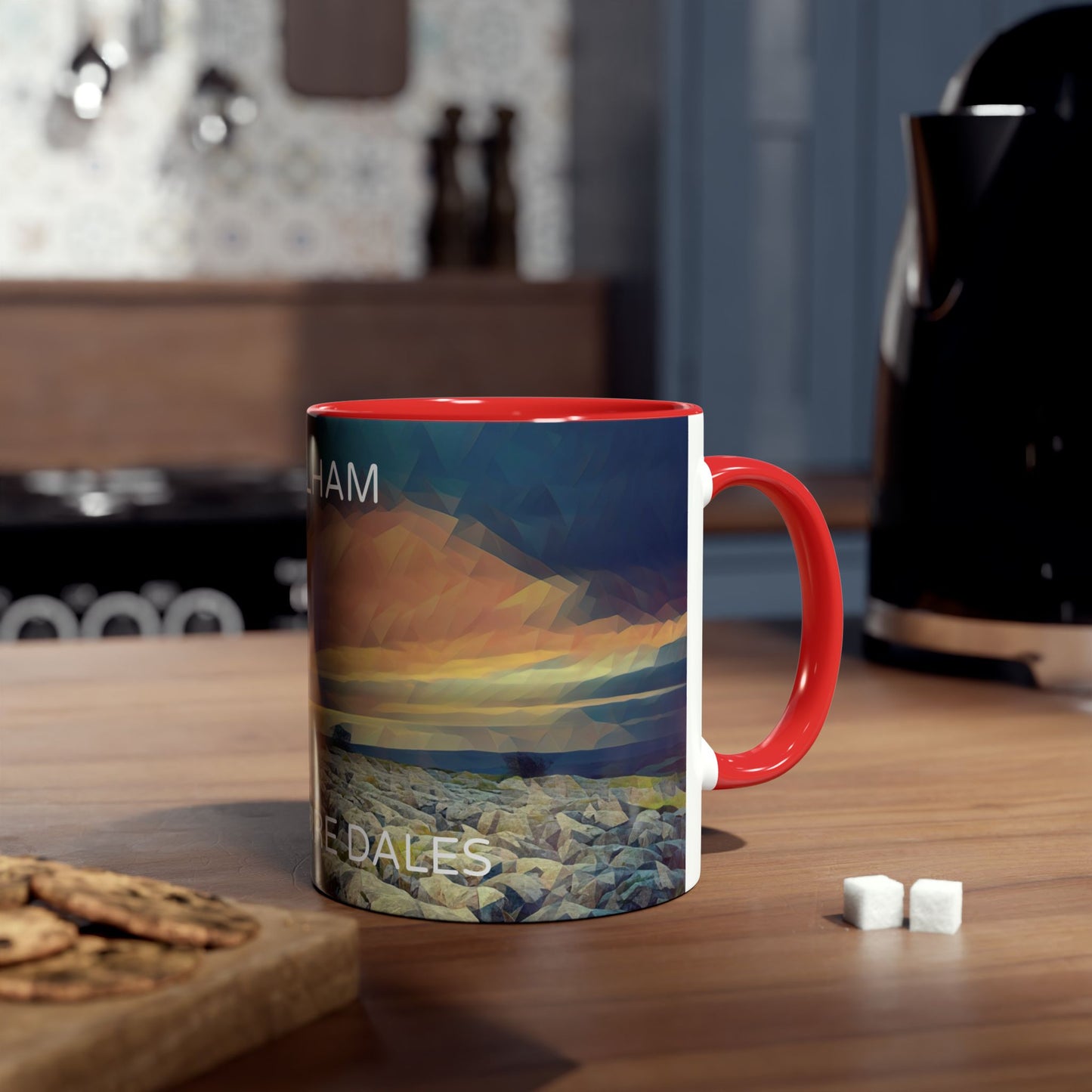 Malham - Yorkshire Dales Two-Tone Coffee Mugs, 11oz