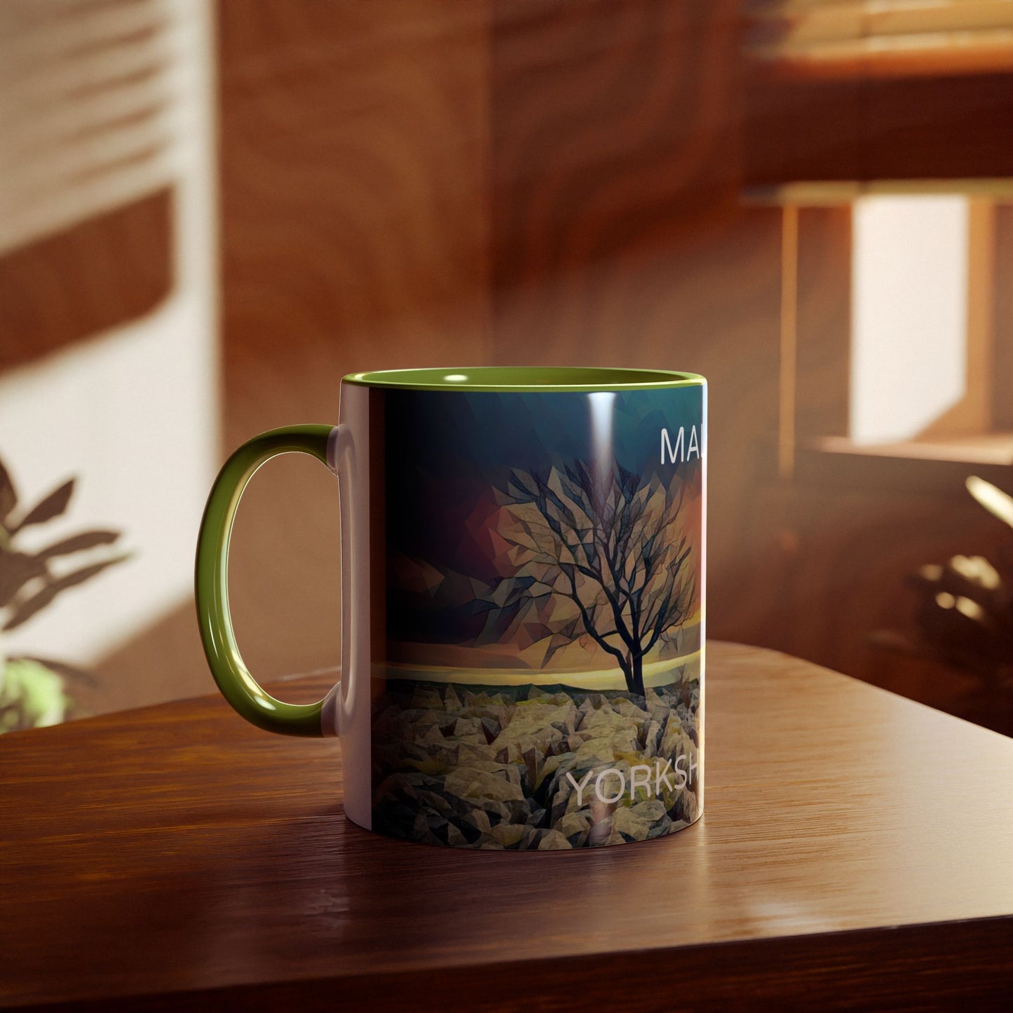 Malham - Yorkshire Dales Two-Tone Coffee Mugs, 11oz