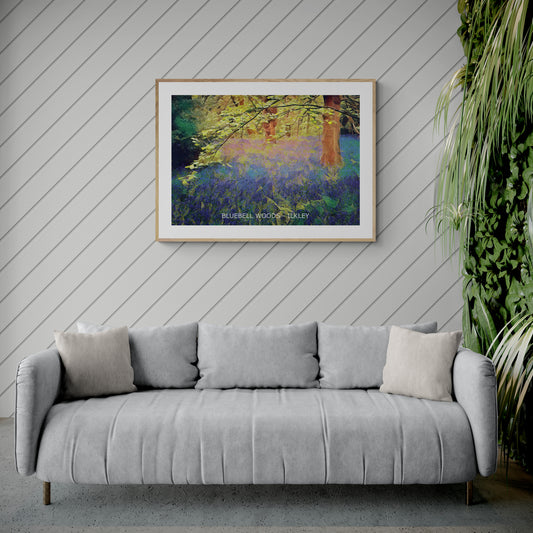 Bluebell Woods Ilkley Print