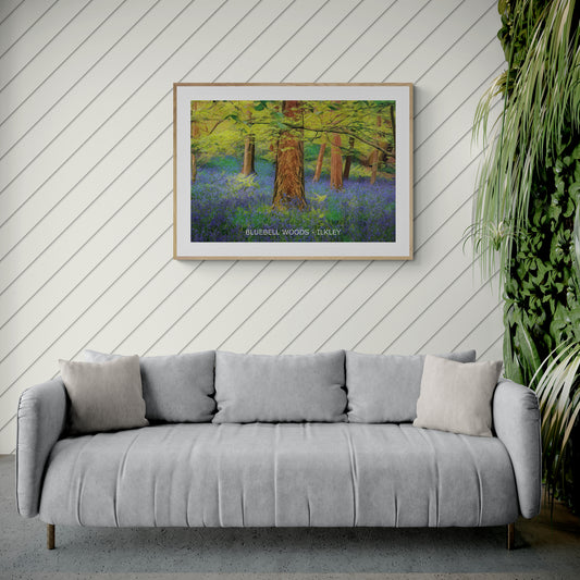 Bluebell Woods Ilkley Print