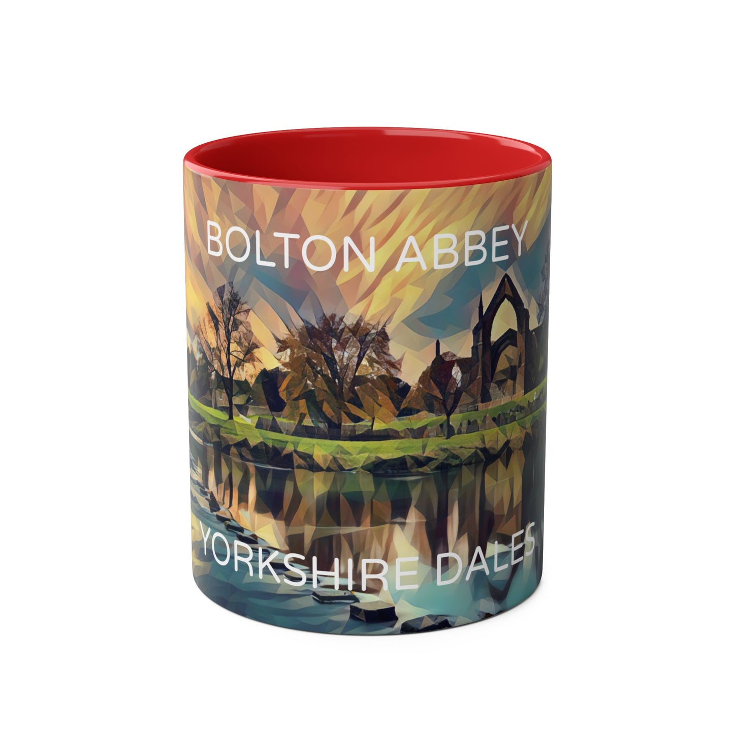 Bolton Abbey Two-Tone Coffee Mugs, 11oz