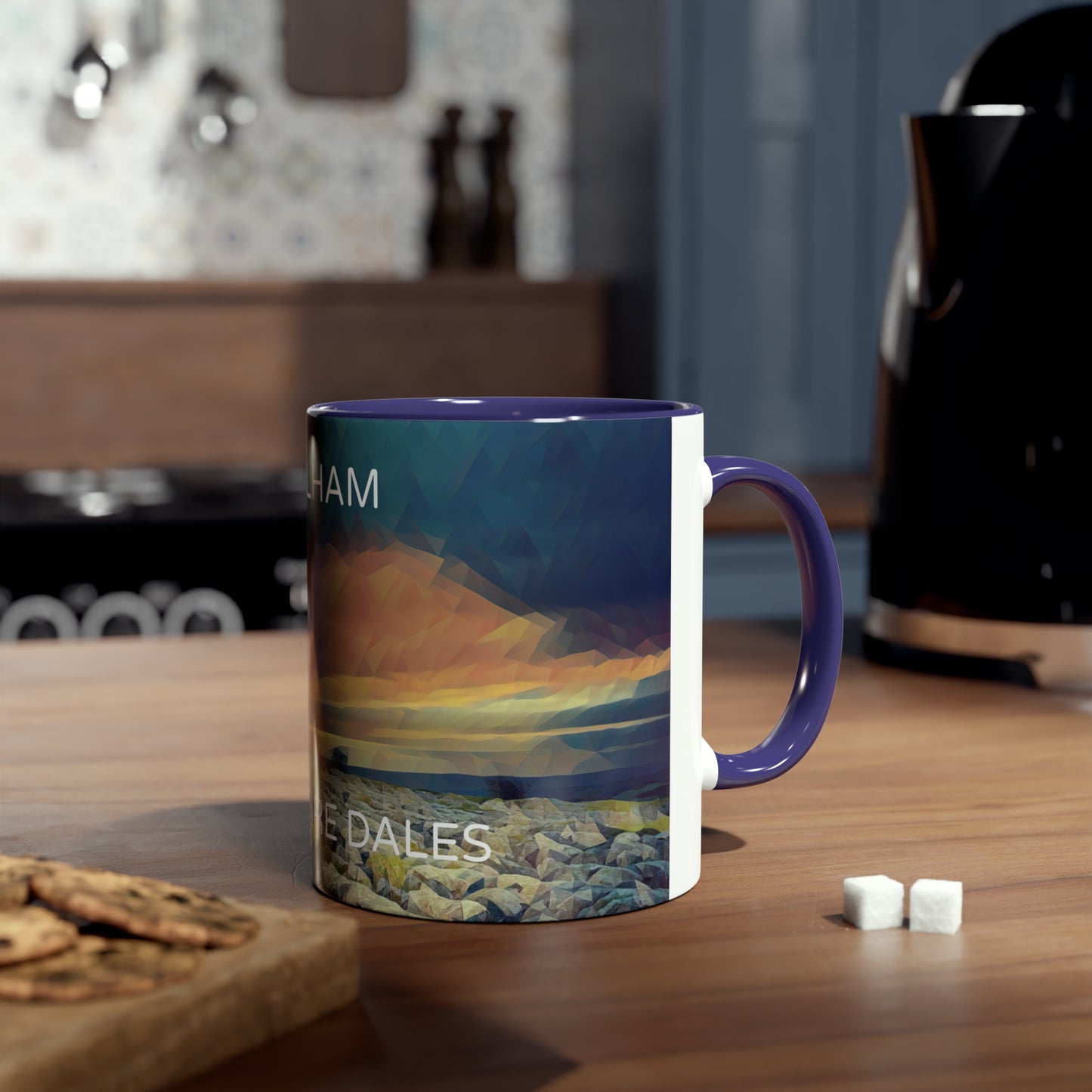 Malham - Yorkshire Dales  Two-Tone Coffee Mugs, 11oz