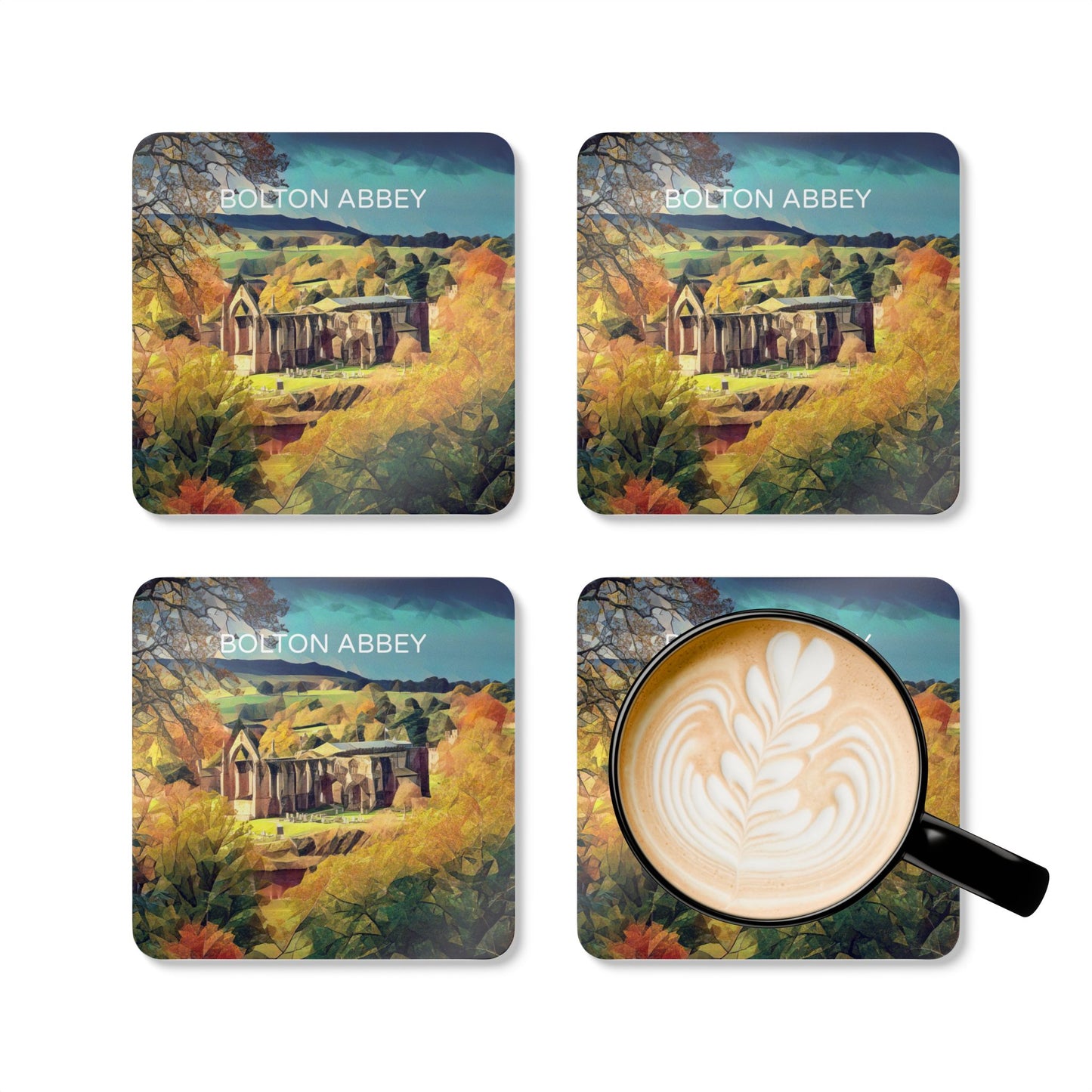 Bolton Abbey Corkwood Coaster Set