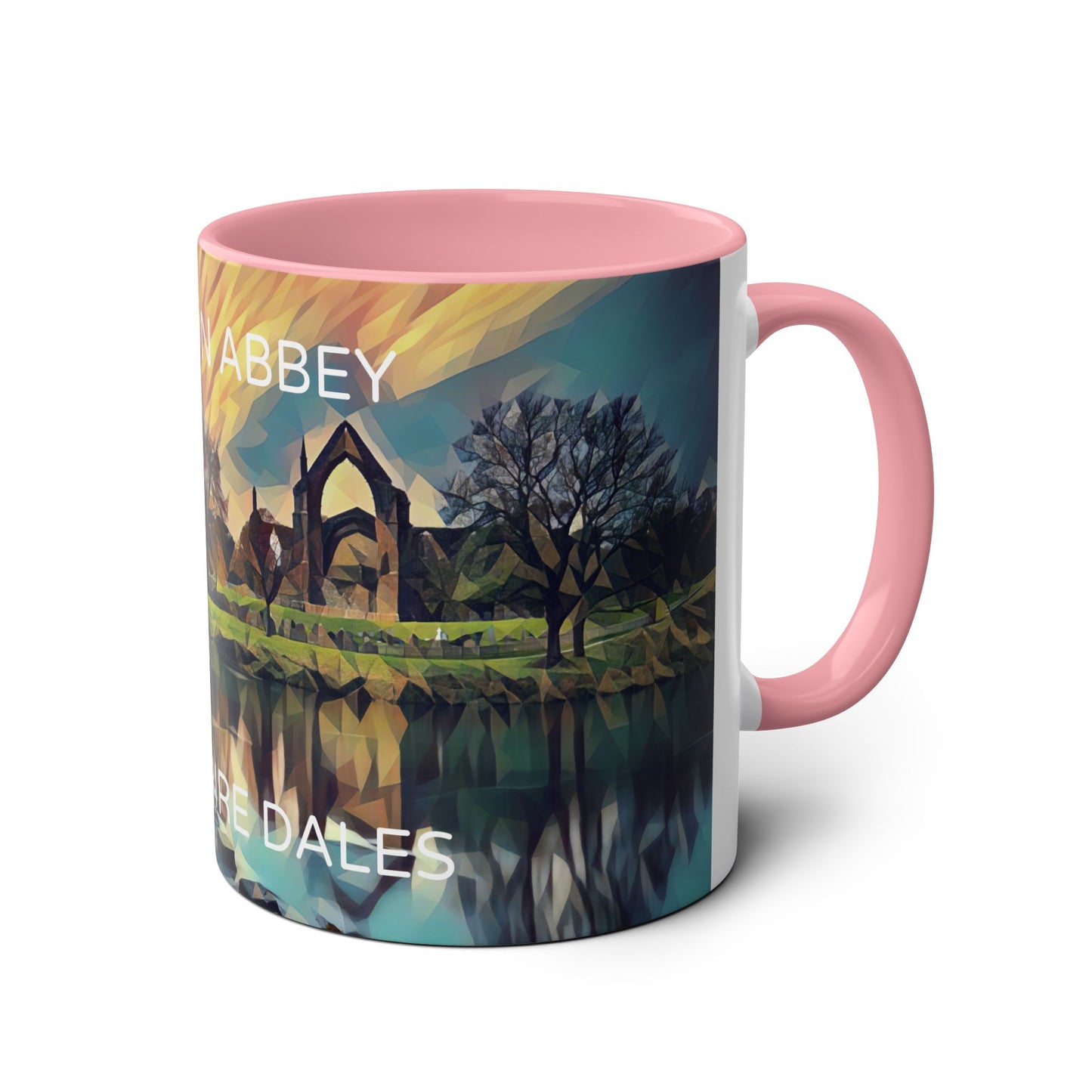 Bolton Abbey Two-Tone Coffee Mugs, 11oz