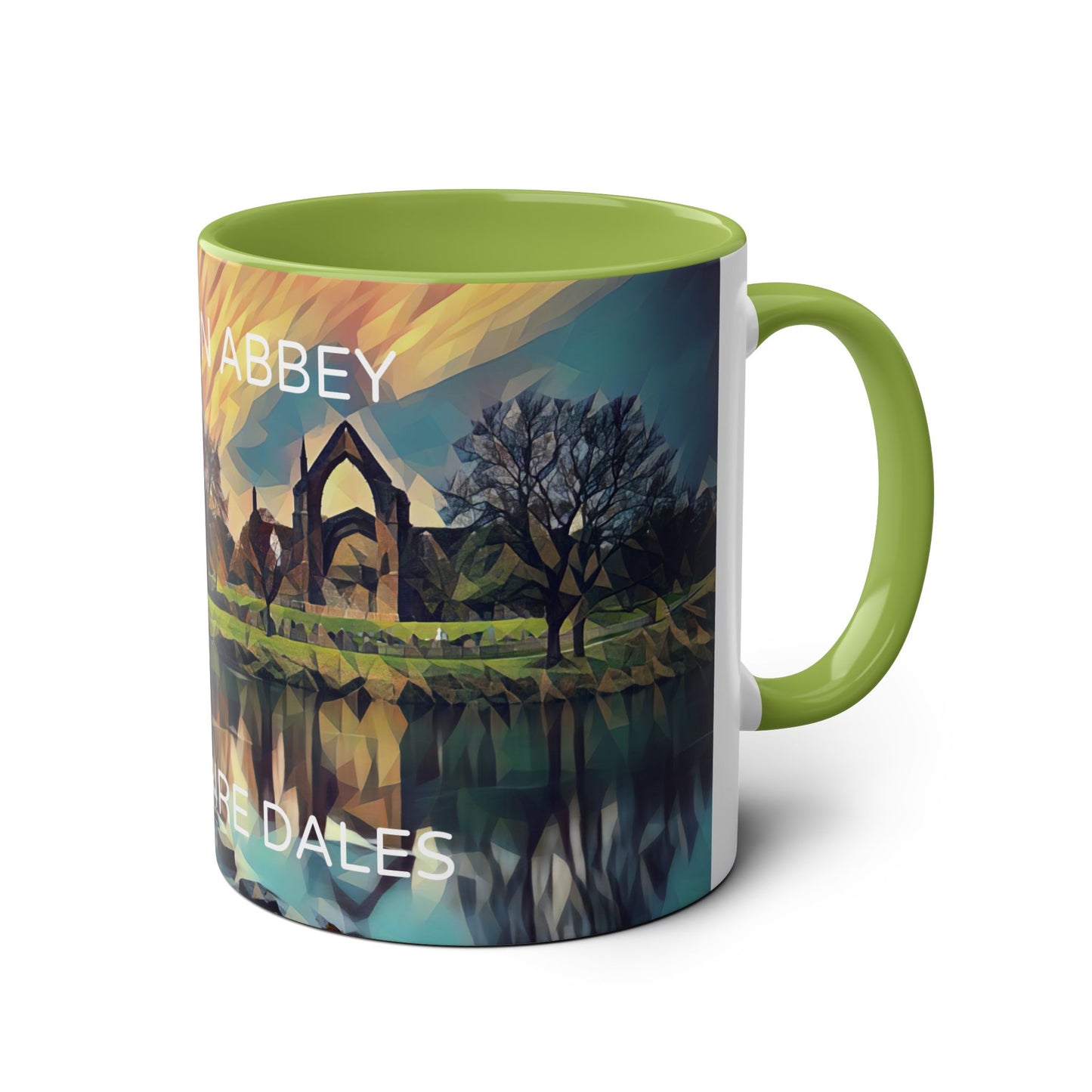 Bolton Abbey Two-Tone Coffee Mugs, 11oz