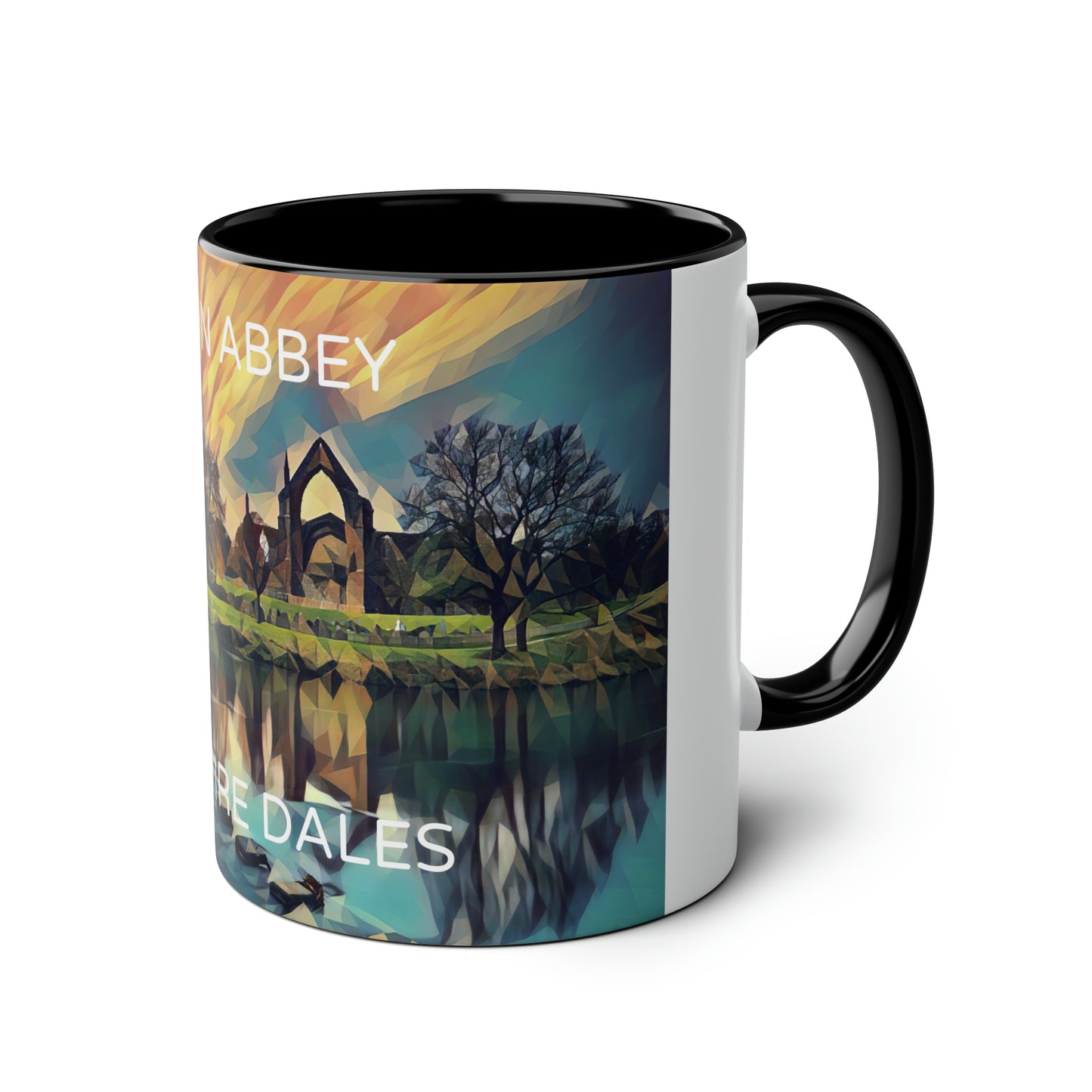 Bolton Abbey Two-Tone Coffee Mugs, 11oz