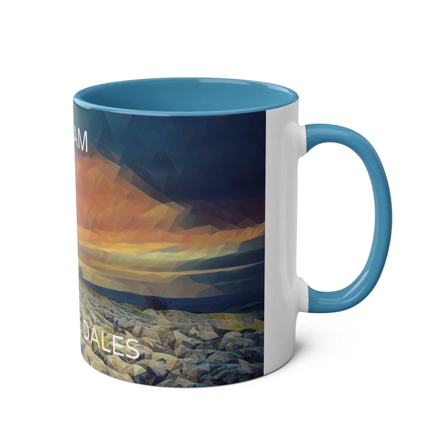 Malham - Yorkshire Dales  Two-Tone Coffee Mugs, 11oz