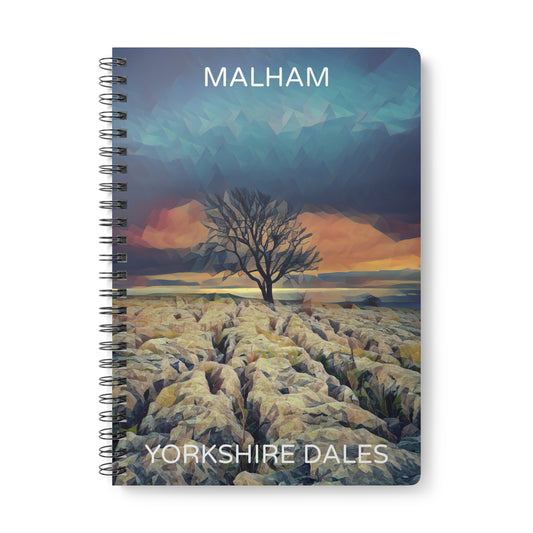 Malham - Yorkshire Dales Wirobound Softcover Notebook, A5