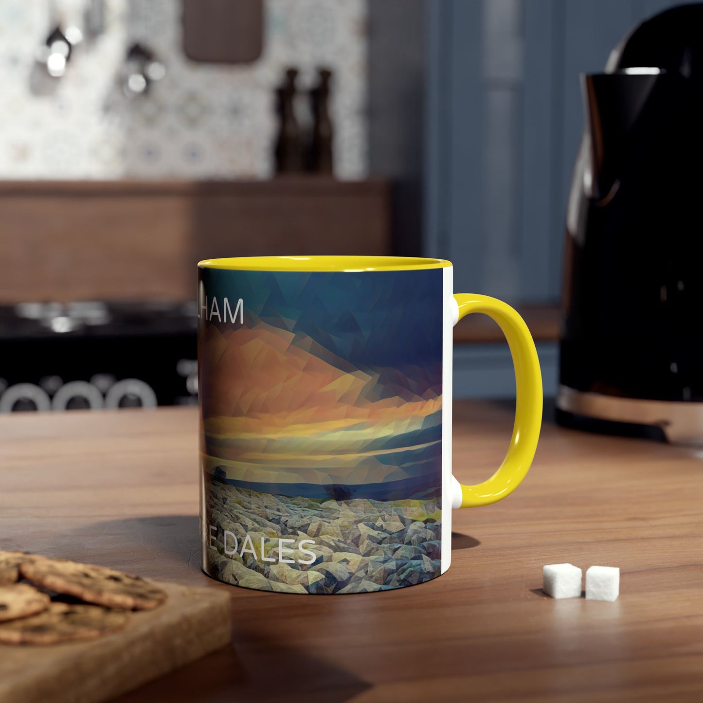 Malham - Yorkshire Dales  Two-Tone Coffee Mugs, 11oz