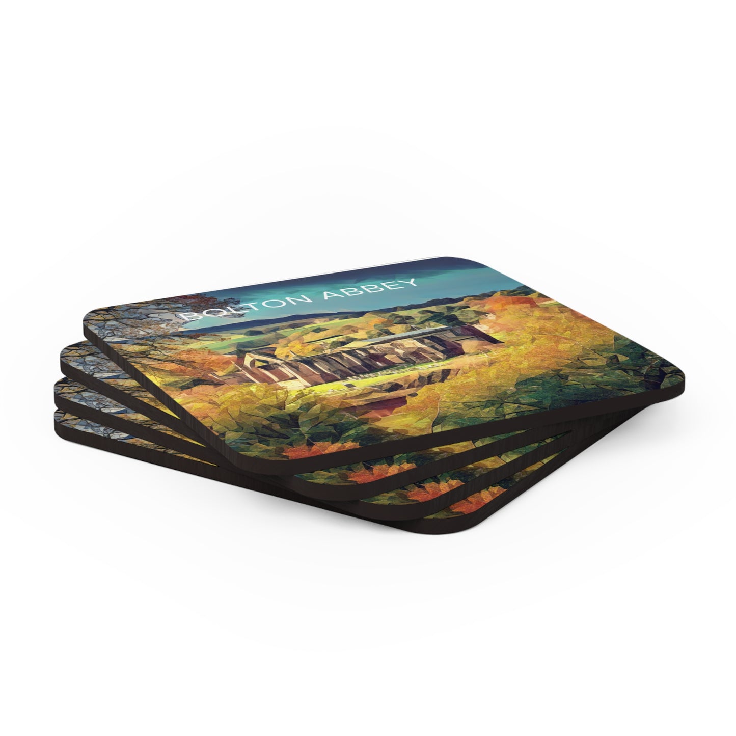 Bolton Abbey Corkwood Coaster Set