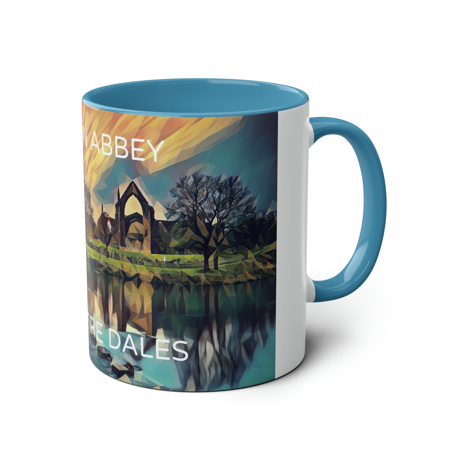 Bolton Abbey Two-Tone Coffee Mugs, 11oz