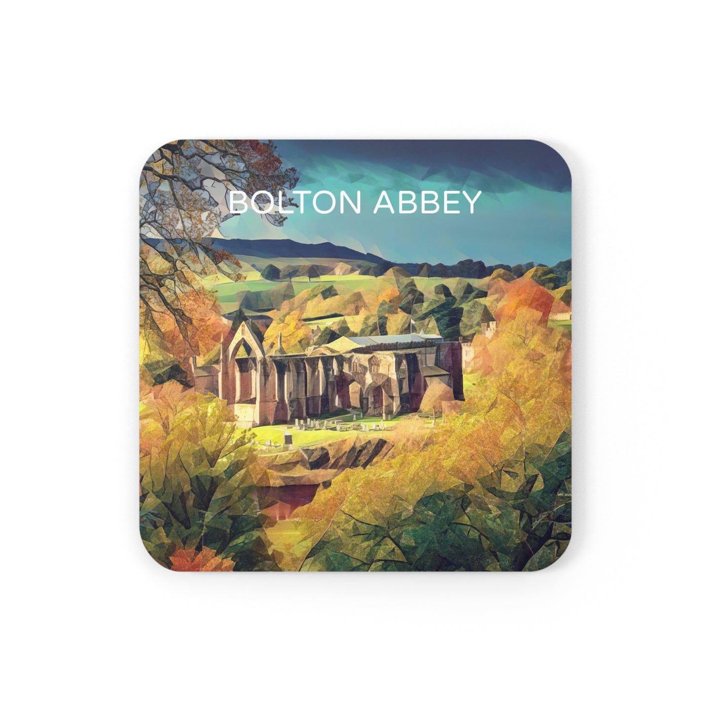 Bolton Abbey Corkwood Coaster Set