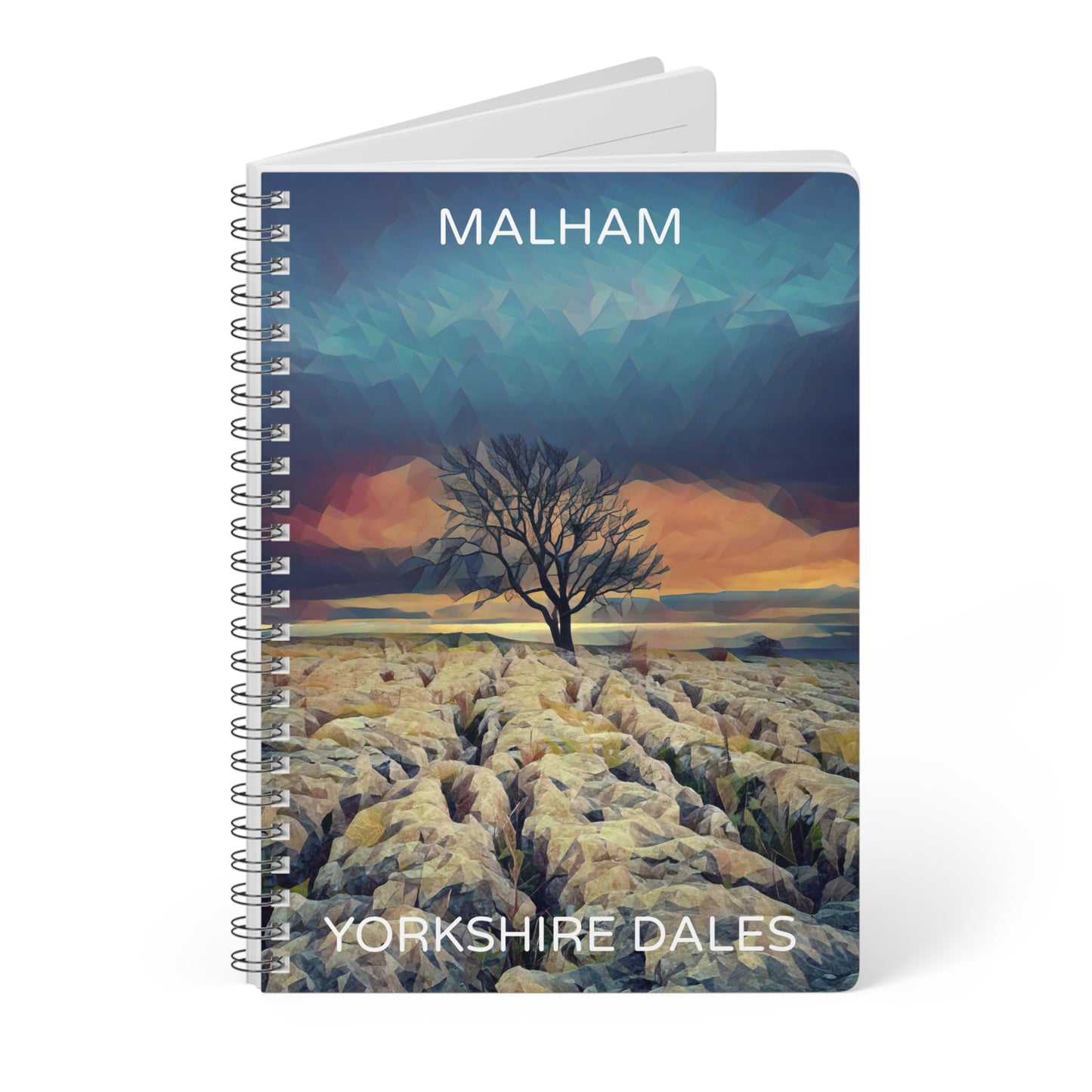 Malham - Yorkshire Dales Wirobound Softcover Notebook, A5