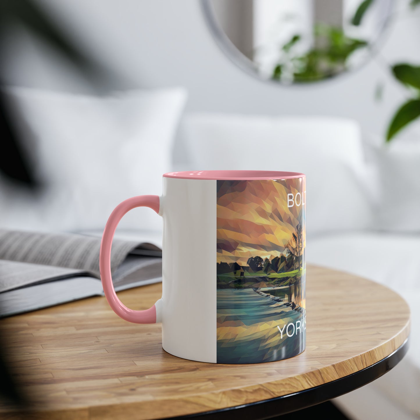 Bolton Abbey Two-Tone Coffee Mugs, 11oz