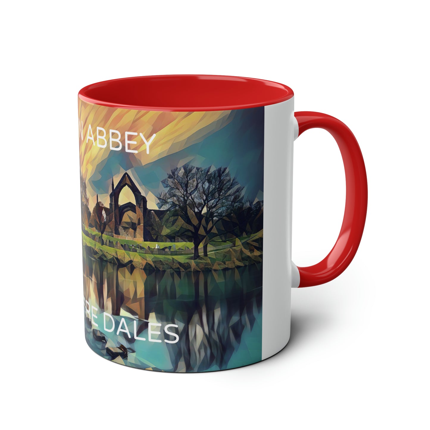 Bolton Abbey Two-Tone Coffee Mugs, 11oz