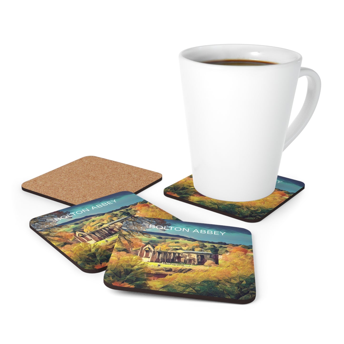 Bolton Abbey Corkwood Coaster Set