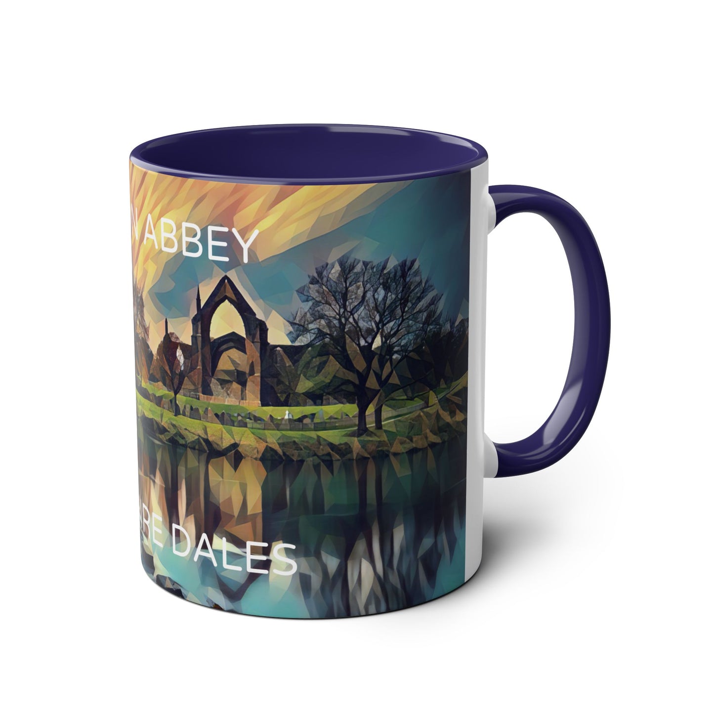 Bolton Abbey Two-Tone Coffee Mugs, 11oz