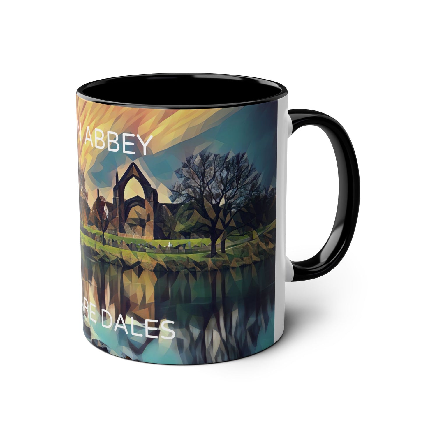 Bolton Abbey Two-Tone Coffee Mugs, 11oz