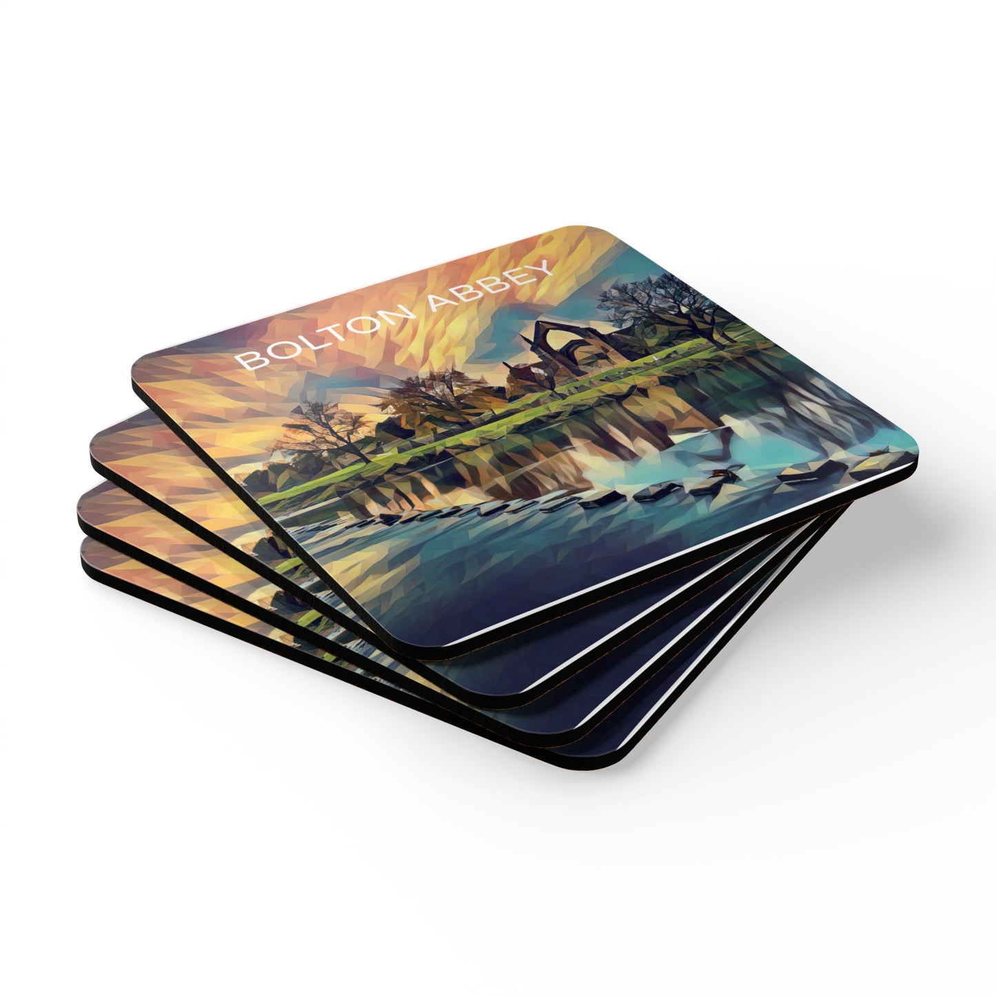 Bolton Abbey Corkwood Coaster Set