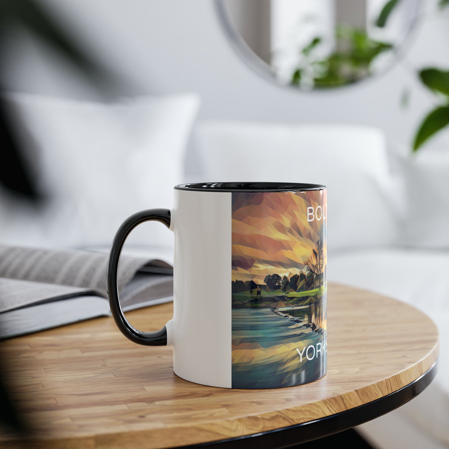 Bolton Abbey Two-Tone Coffee Mugs, 11oz