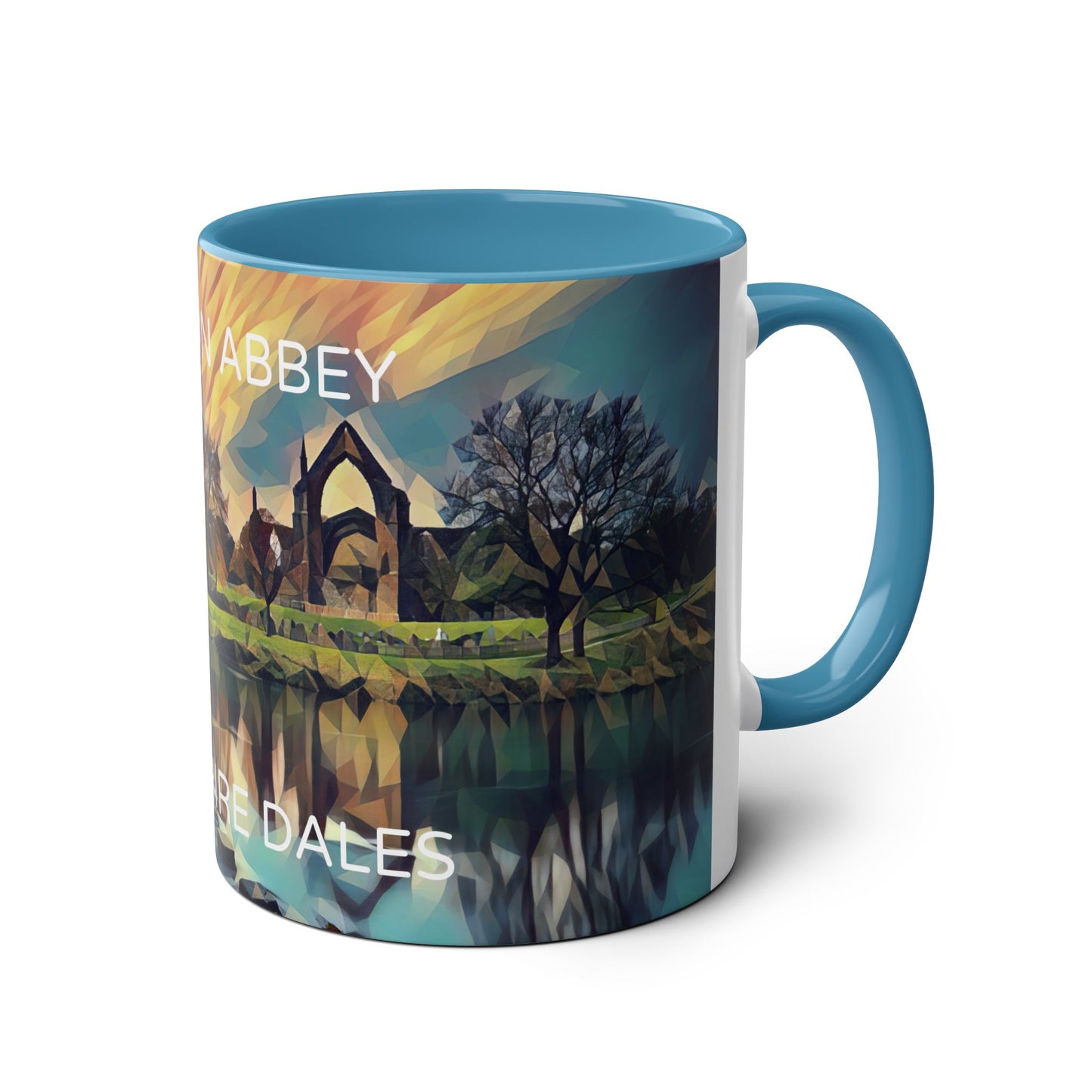 Bolton Abbey Two-Tone Coffee Mugs, 11oz