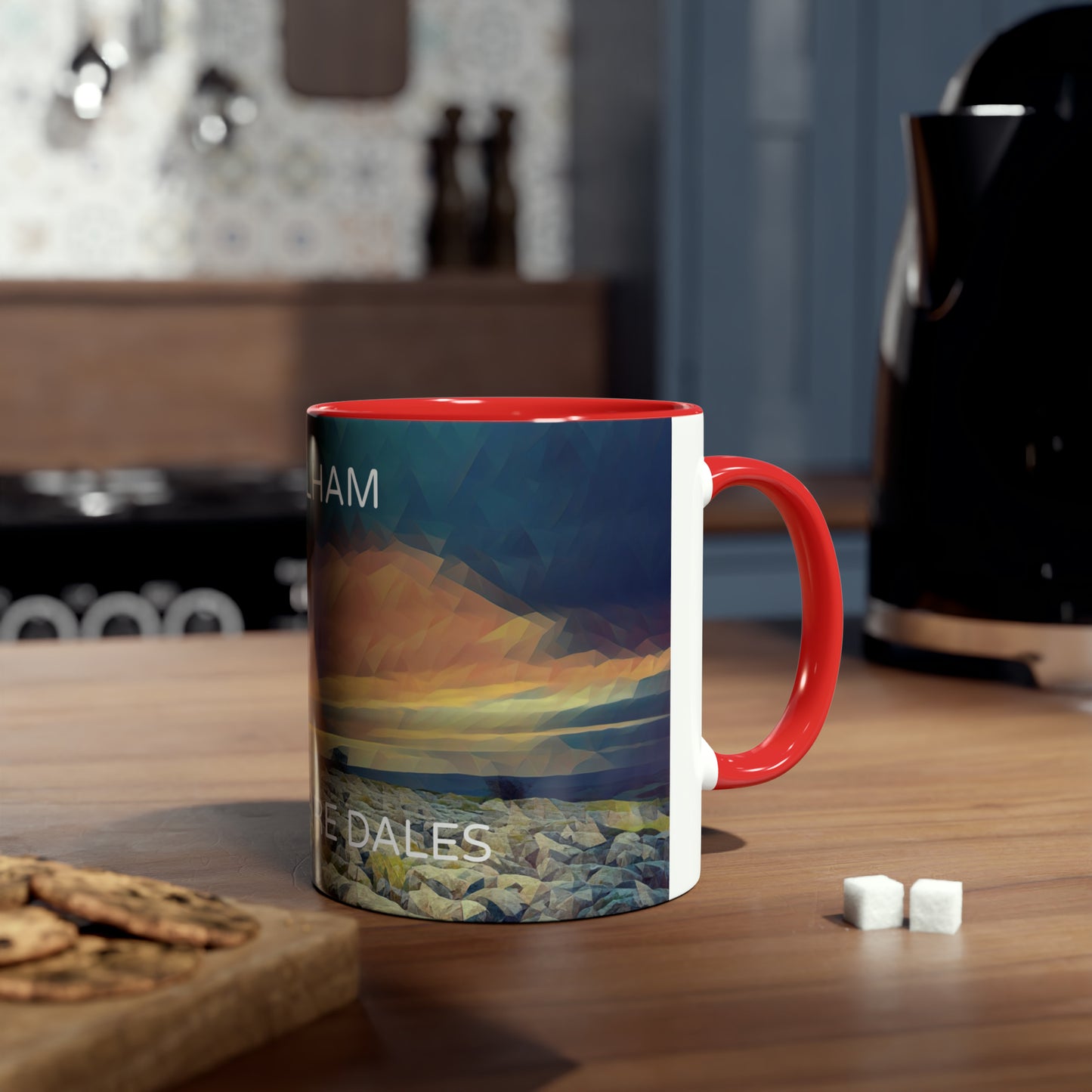 Malham - Yorkshire Dales  Two-Tone Coffee Mugs, 11oz