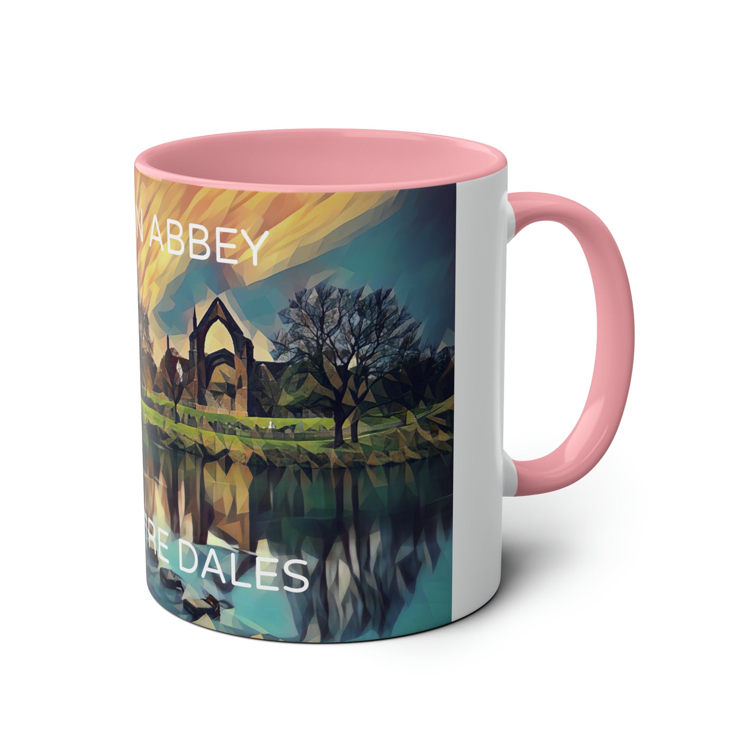 Bolton Abbey Two-Tone Coffee Mugs, 11oz