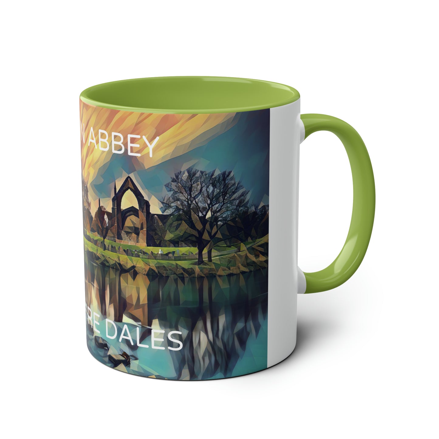 Bolton Abbey Two-Tone Coffee Mugs, 11oz