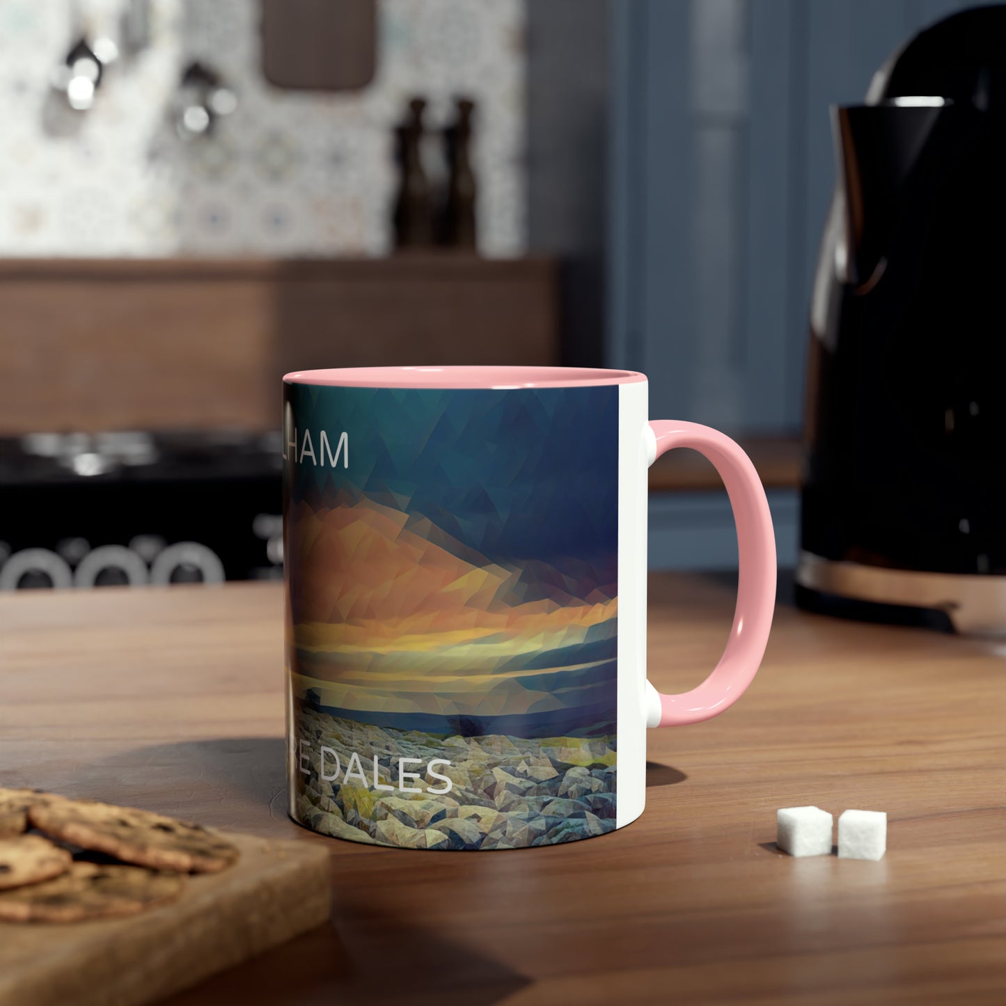 Malham - Yorkshire Dales  Two-Tone Coffee Mugs, 11oz