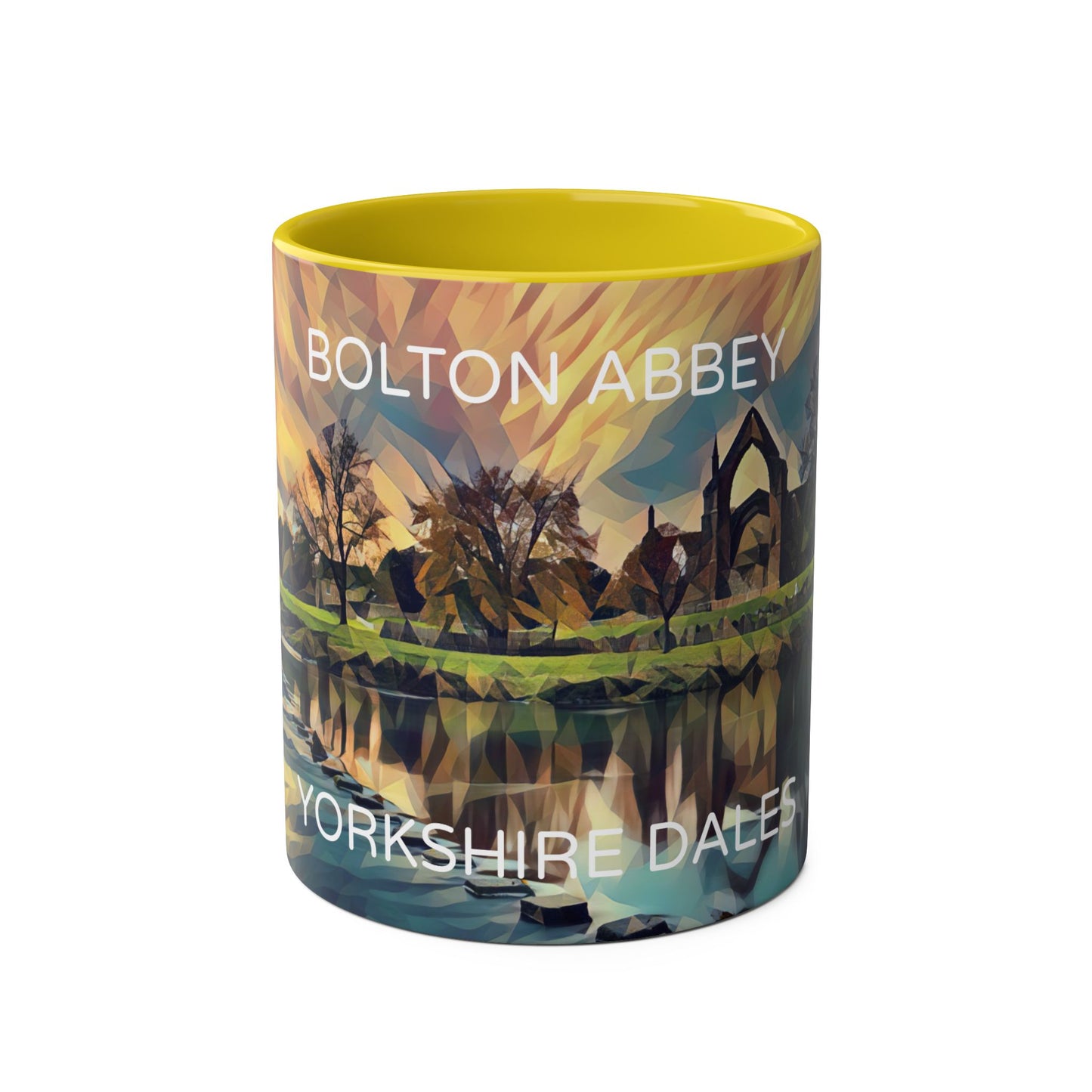 Bolton Abbey Two-Tone Coffee Mugs, 11oz