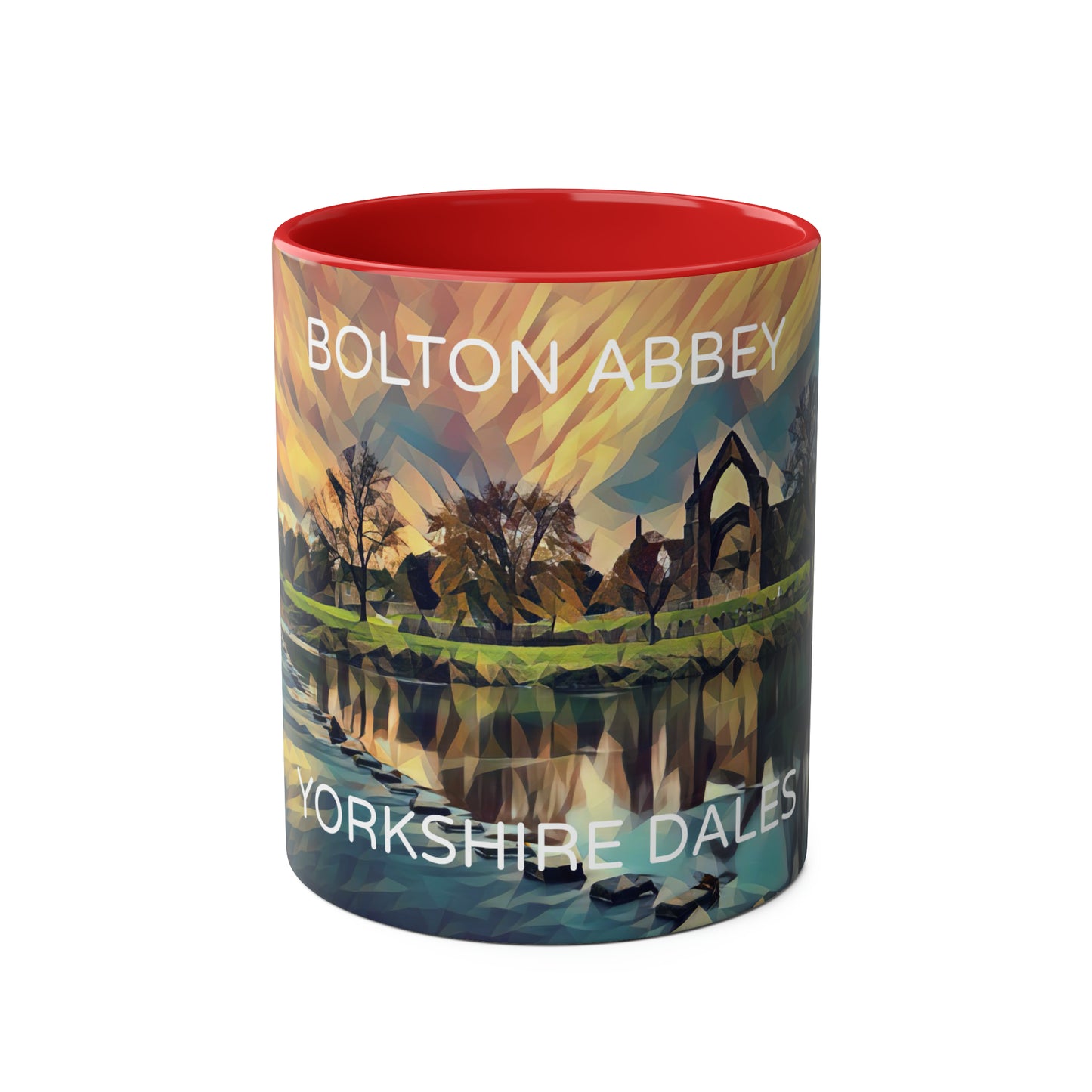 Bolton Abbey Two-Tone Coffee Mugs, 11oz