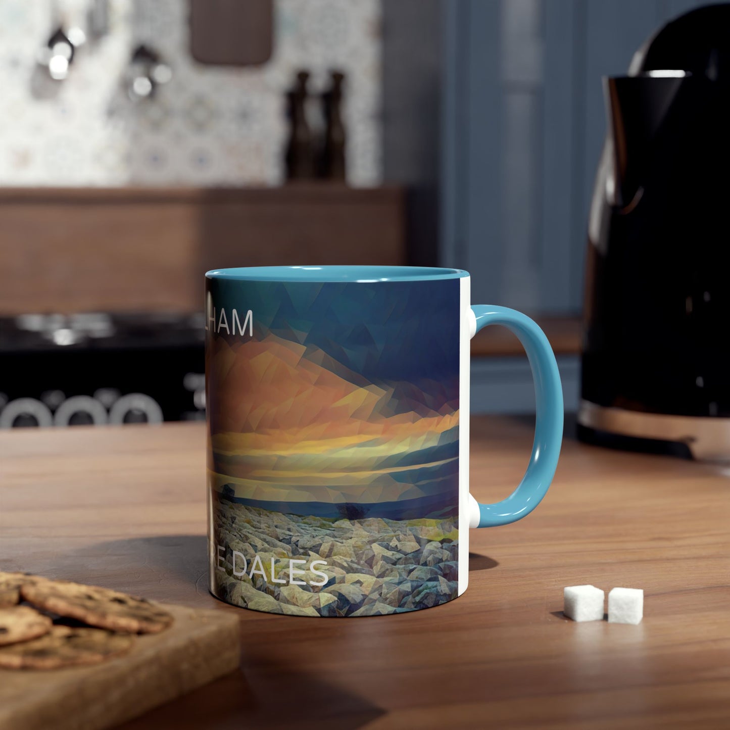 Malham - Yorkshire Dales  Two-Tone Coffee Mugs, 11oz