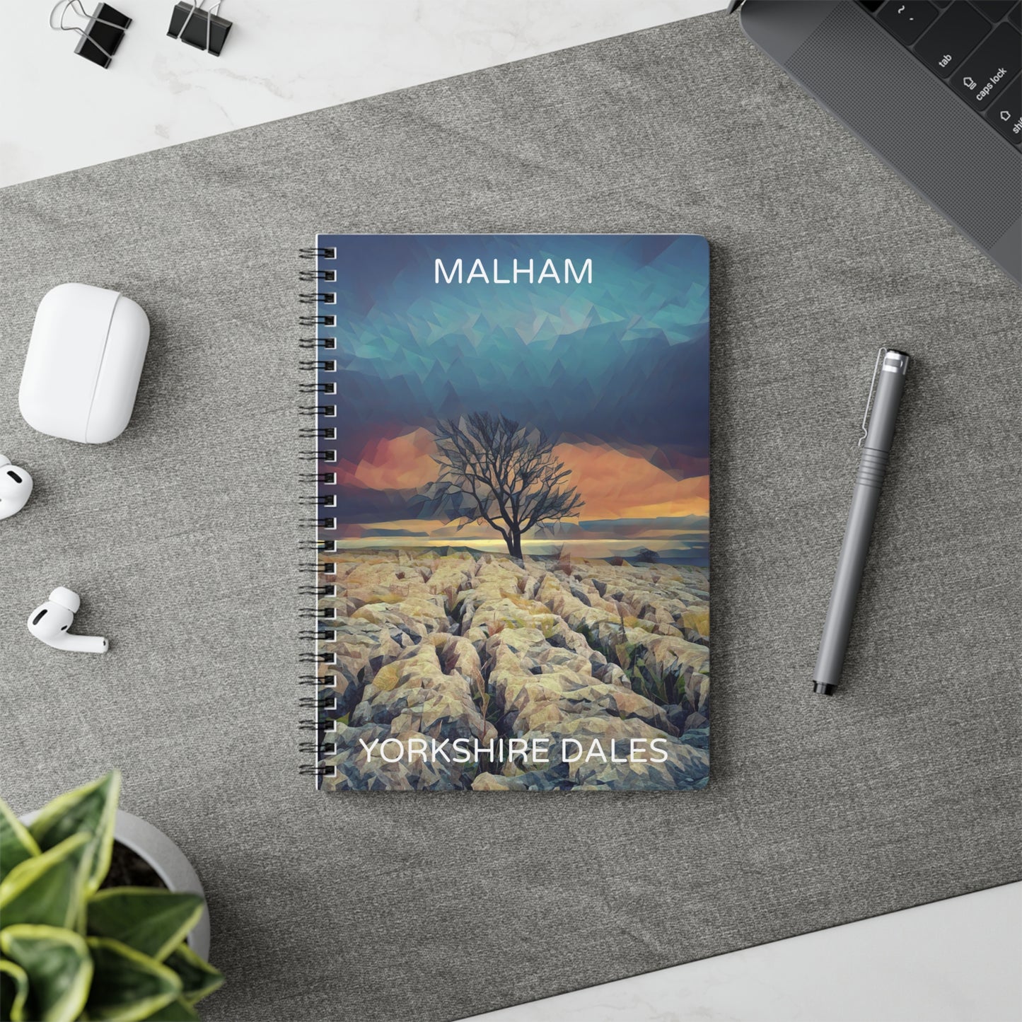 Malham - Yorkshire Dales Wirobound Softcover Notebook, A5