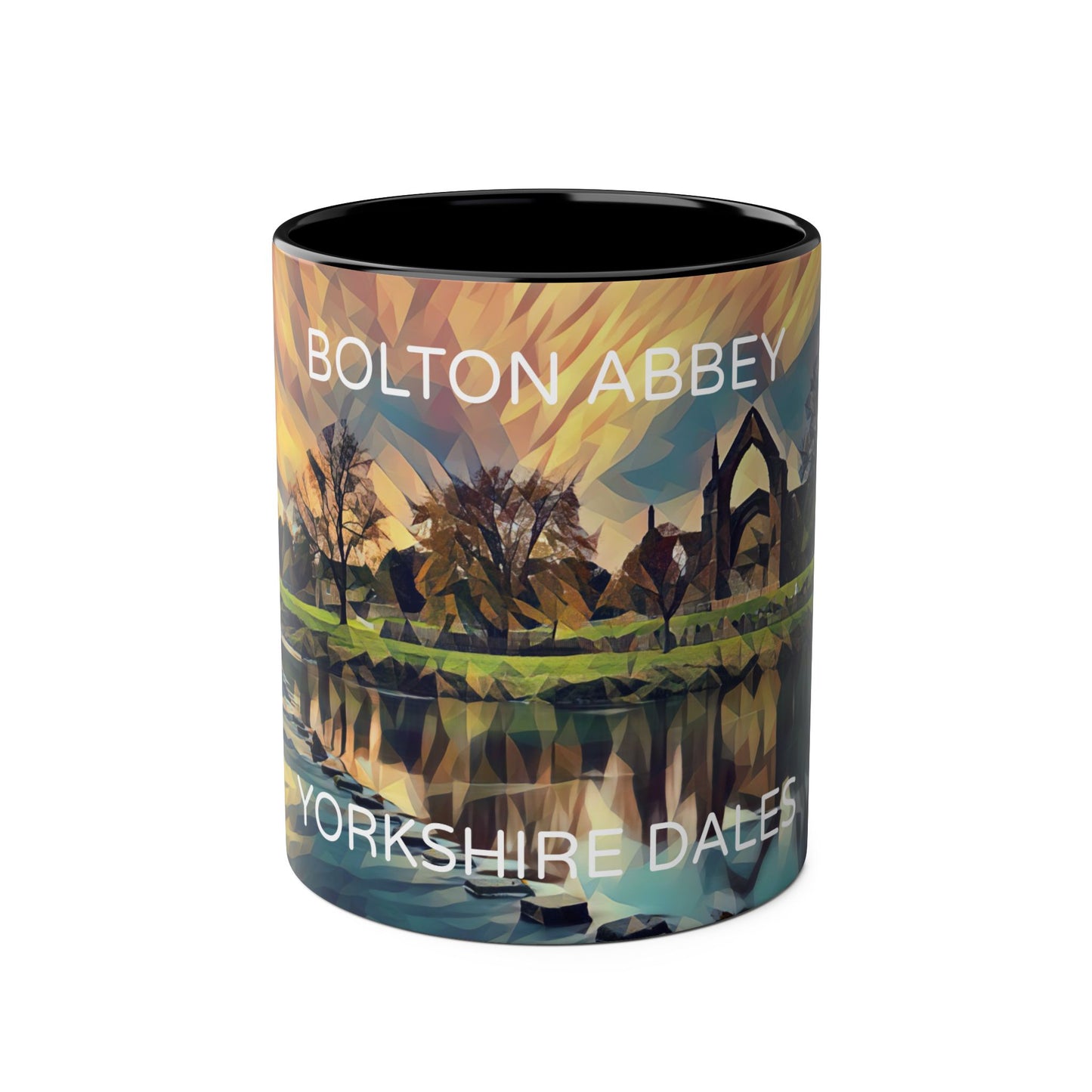 Bolton Abbey Two-Tone Coffee Mugs, 11oz