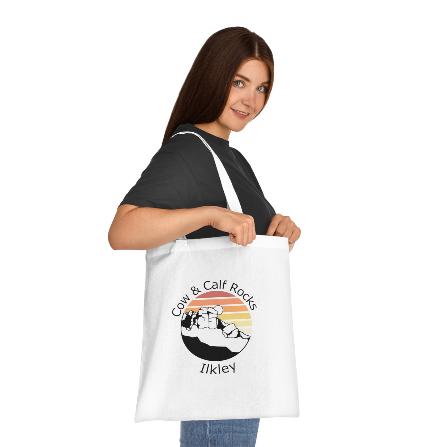 Tote featuring Cow and Calf Design