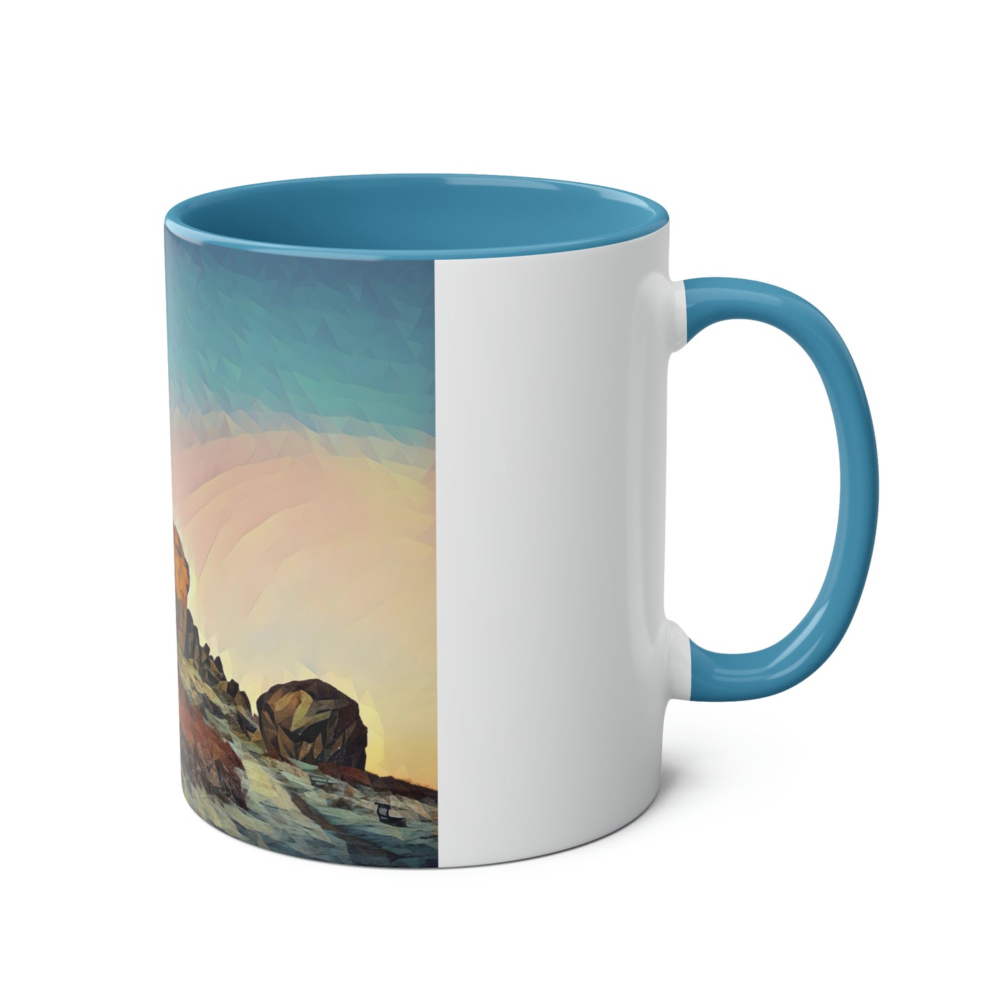 Malham - Yorkshire Dales  Two-Tone Coffee Mugs, 11oz