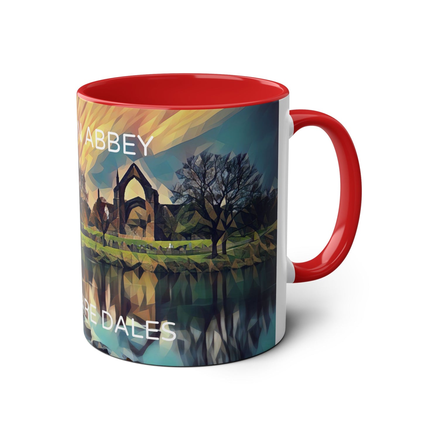 Bolton Abbey Two-Tone Coffee Mugs, 11oz