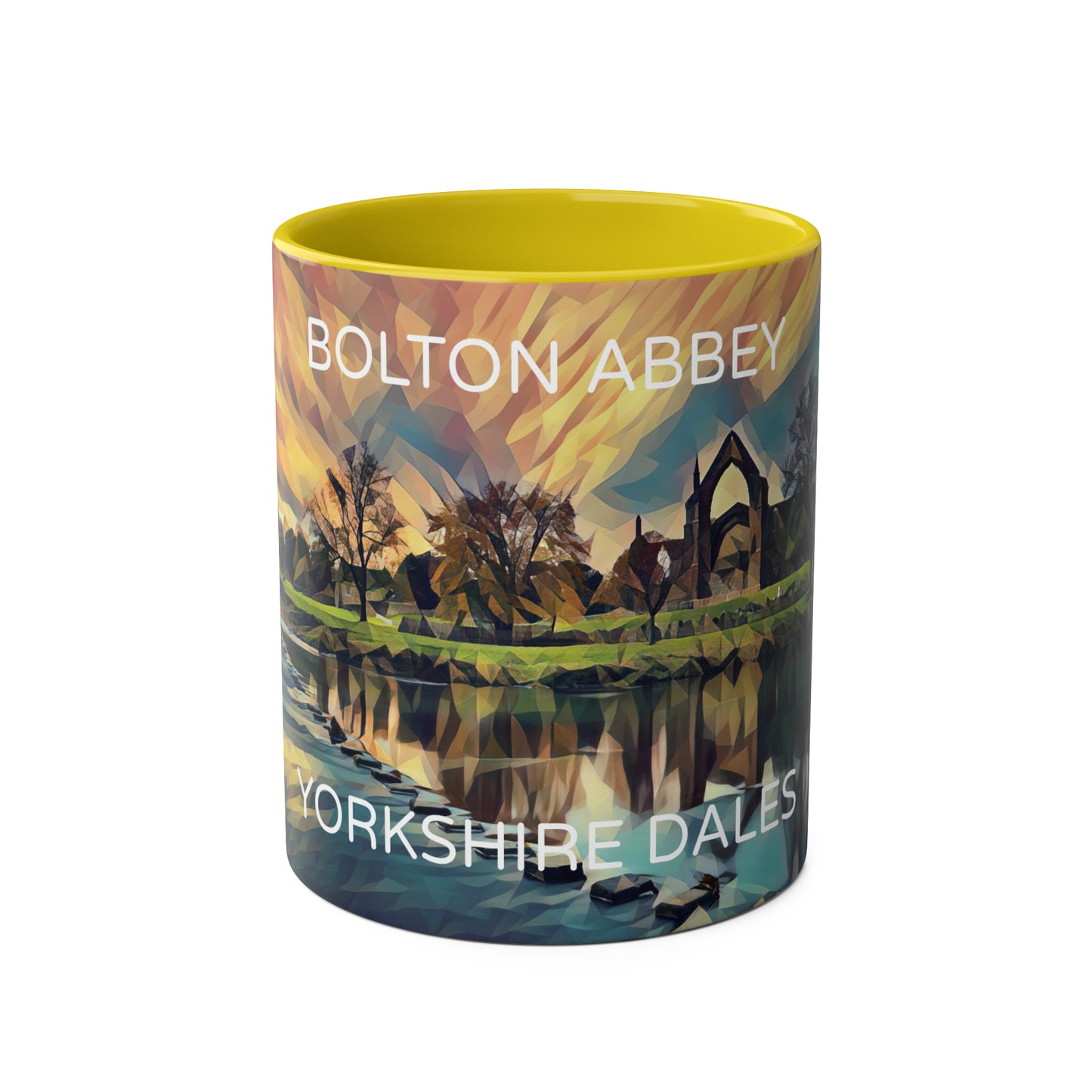 Bolton Abbey Two-Tone Coffee Mugs, 11oz