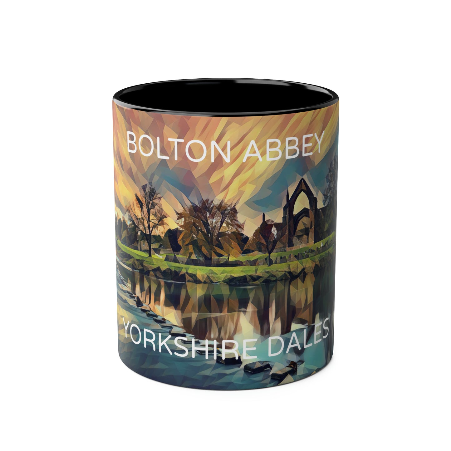 Bolton Abbey Two-Tone Coffee Mugs, 11oz