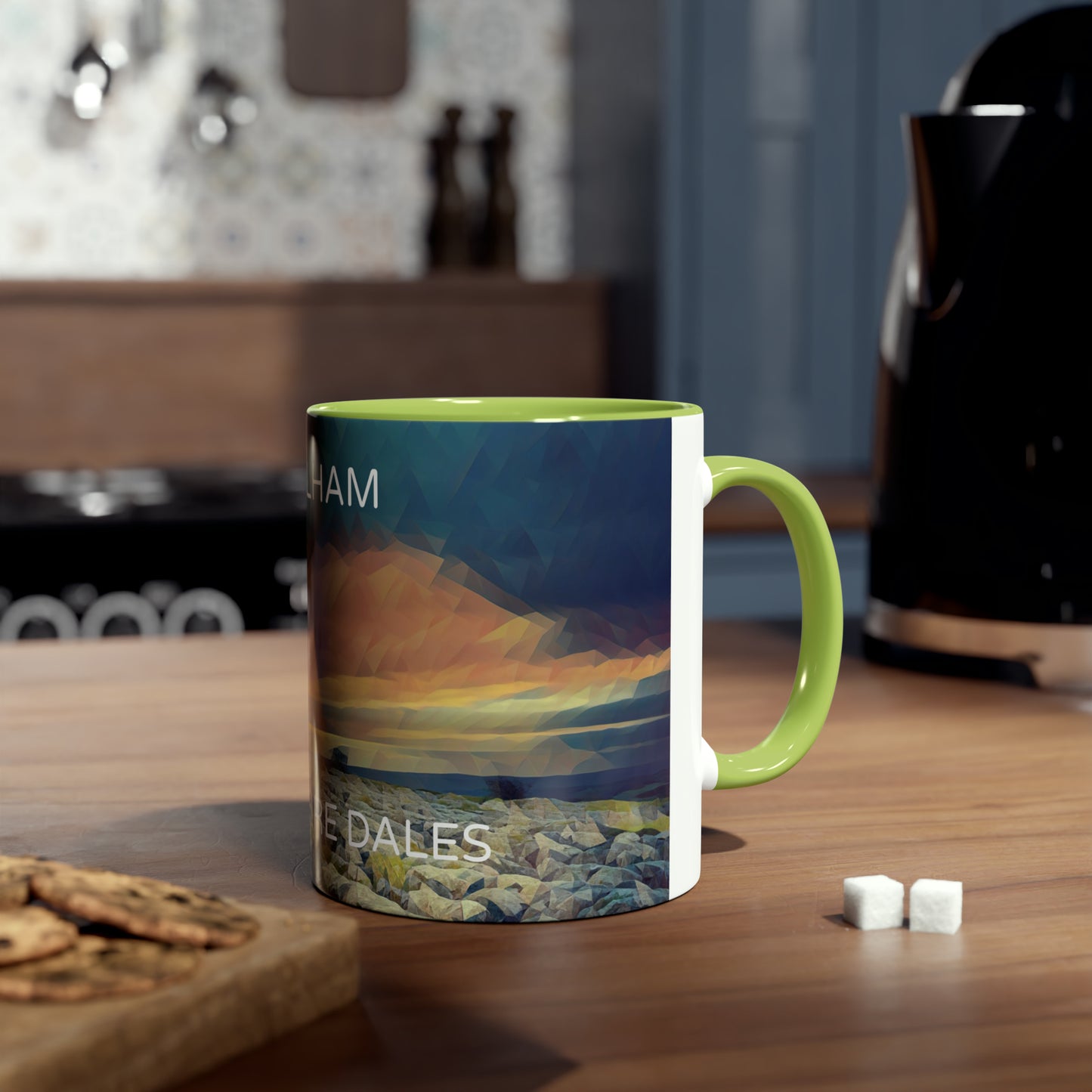 Malham - Yorkshire Dales  Two-Tone Coffee Mugs, 11oz