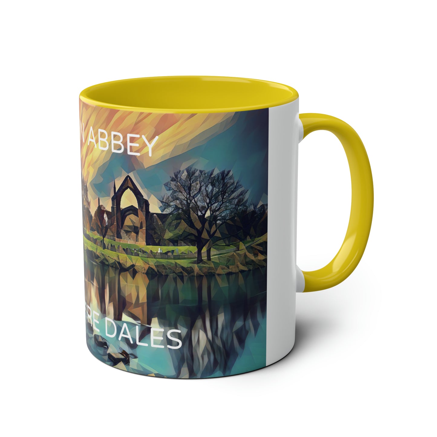 Bolton Abbey Two-Tone Coffee Mugs, 11oz