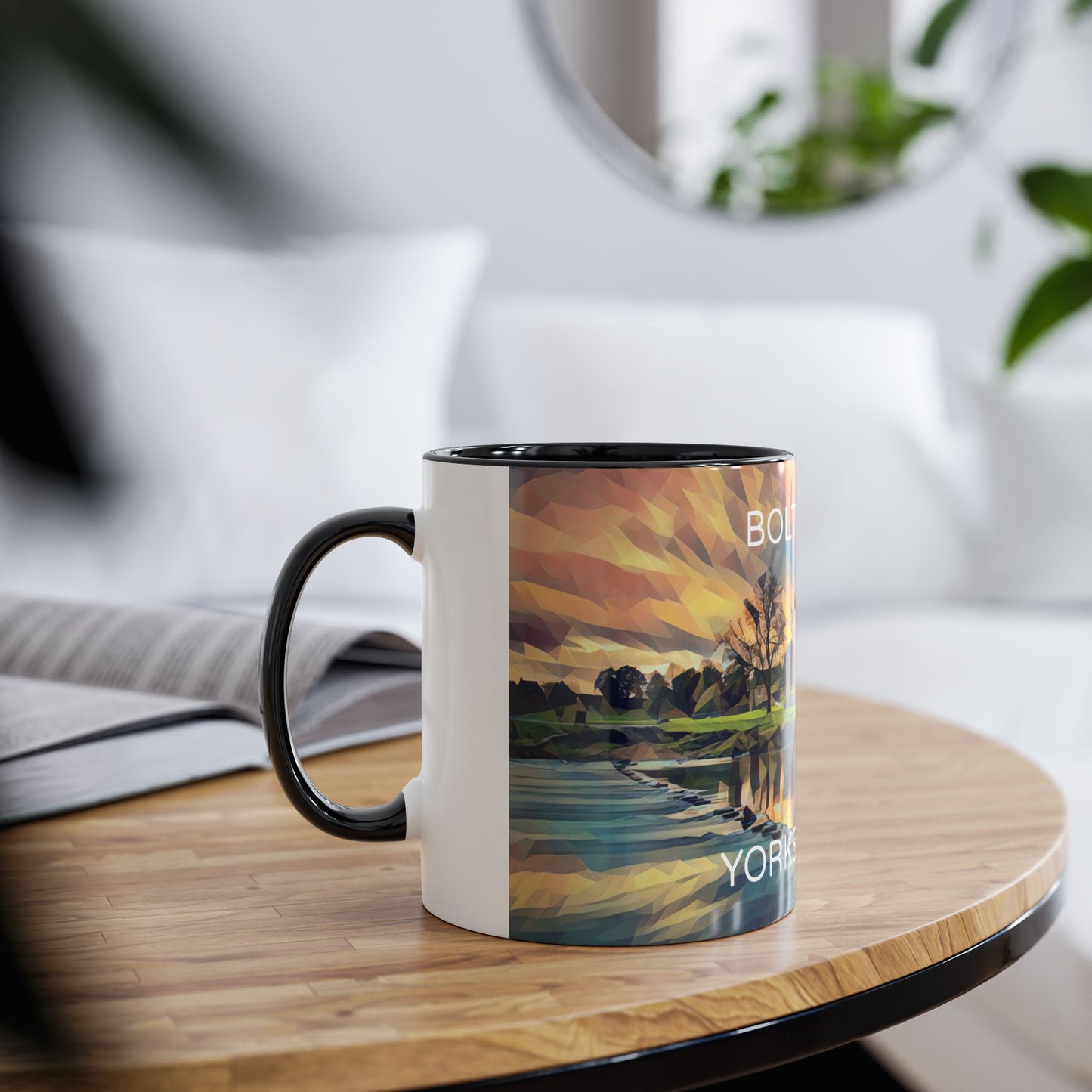 Bolton Abbey Two-Tone Coffee Mugs, 11oz