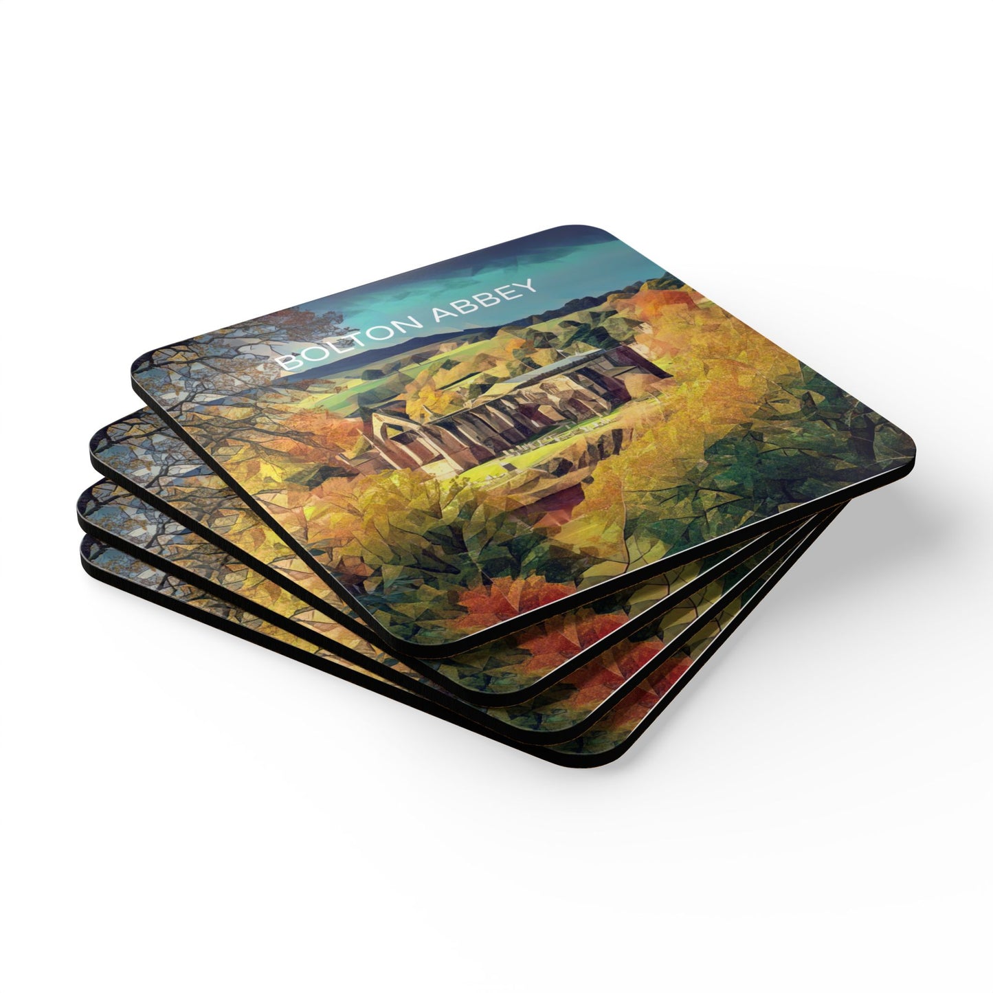 Bolton Abbey Corkwood Coaster Set