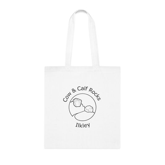 Cotton Tote featuring Cow and Calf Design