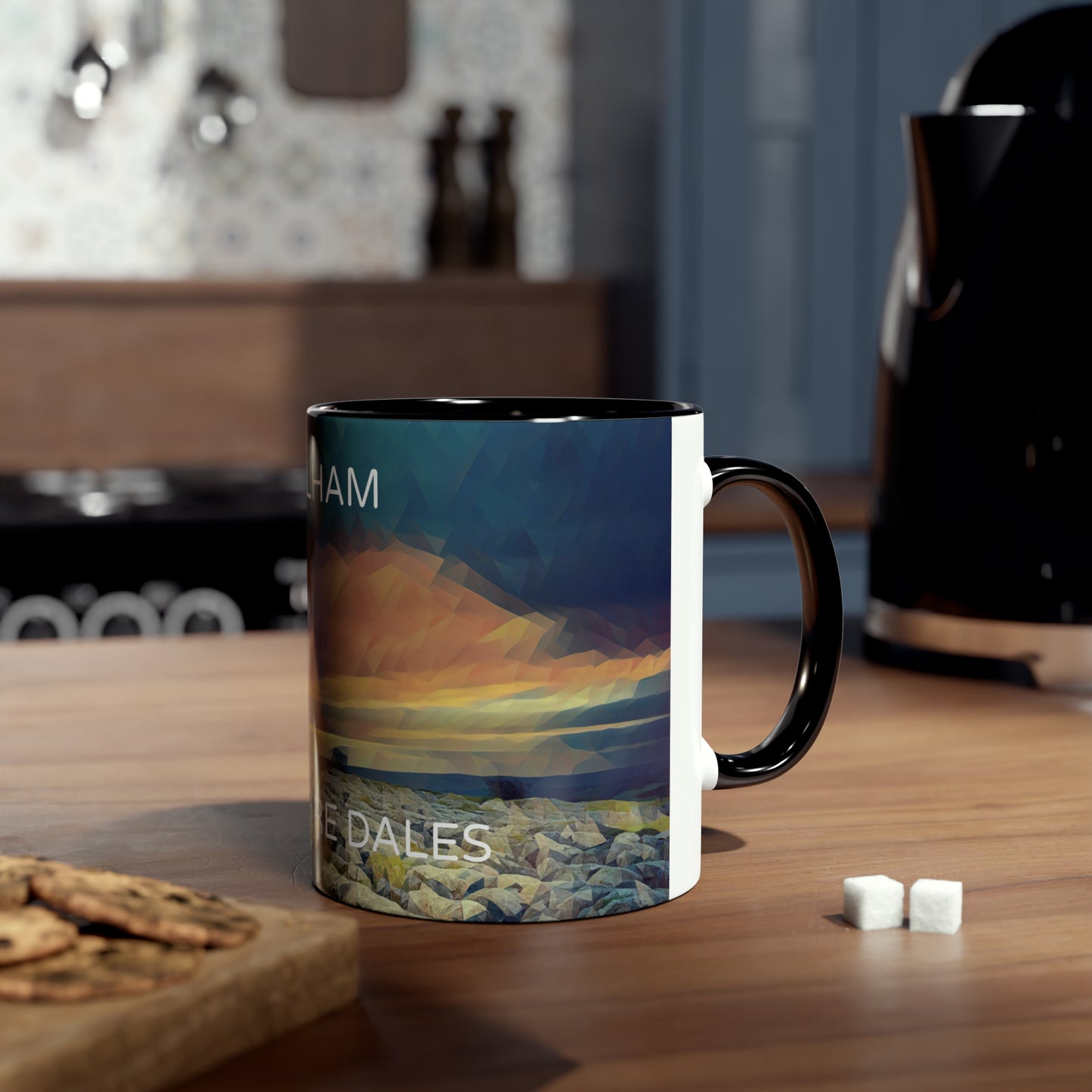 Malham - Yorkshire Dales  Two-Tone Coffee Mugs, 11oz