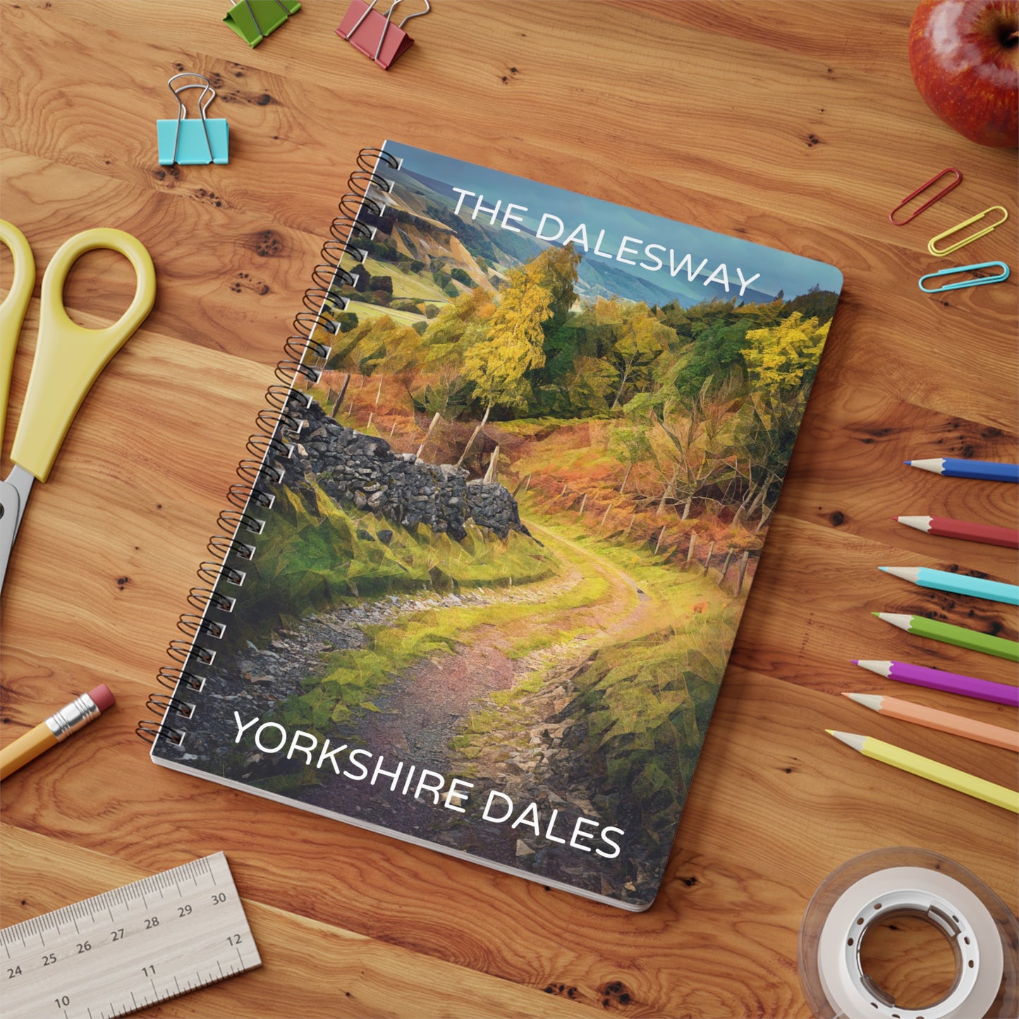 The Dalesway - Yorkshire Dales Wirobound Softcover Notebook, A5