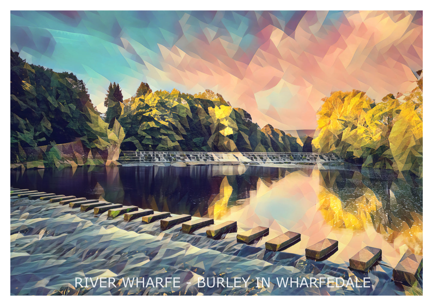 River Wharfe, Burley-In-Wharfedale Print